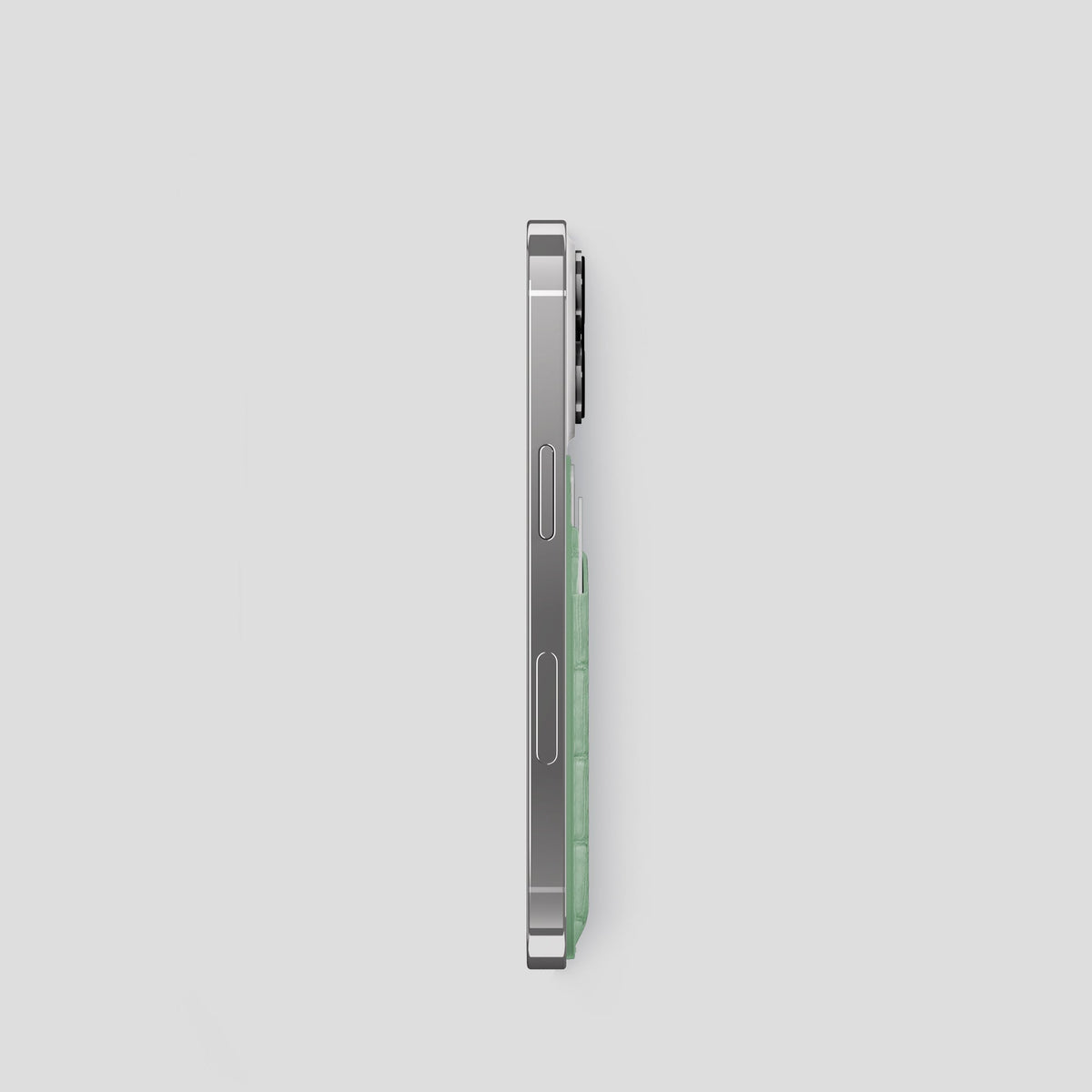 Pistachio iPhone 14 Pro Himalaya Magsafe Wallet Himalayan Crocodile -3 | Pistachio
