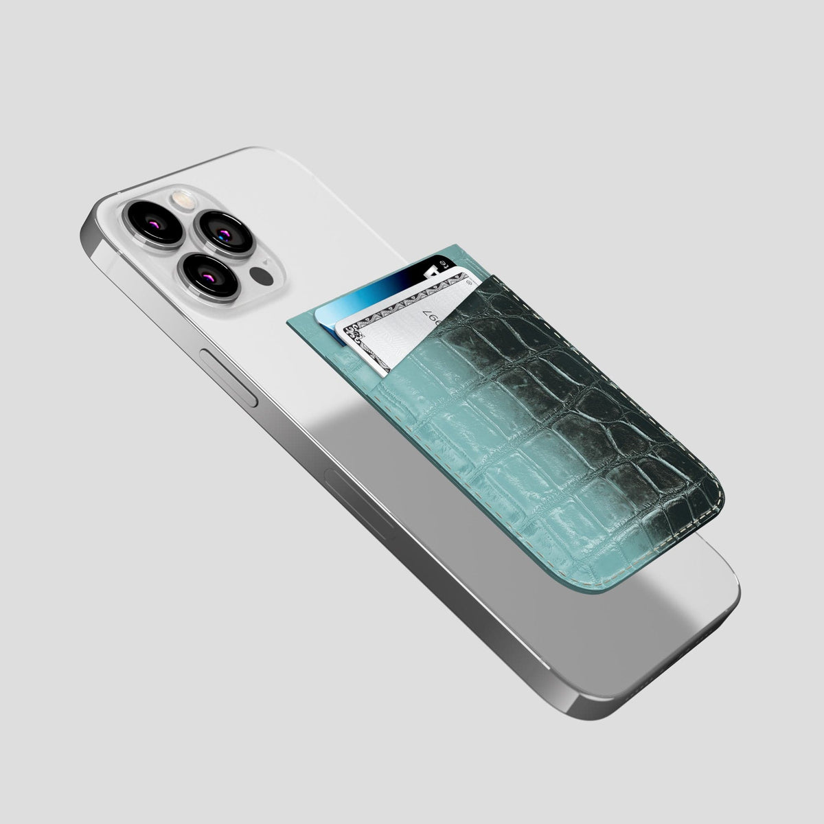 Light-Mint iPhone 14 Pro Max Himalaya Magsafe Wallet Himalayan Crocodile -4 | Light-Mint