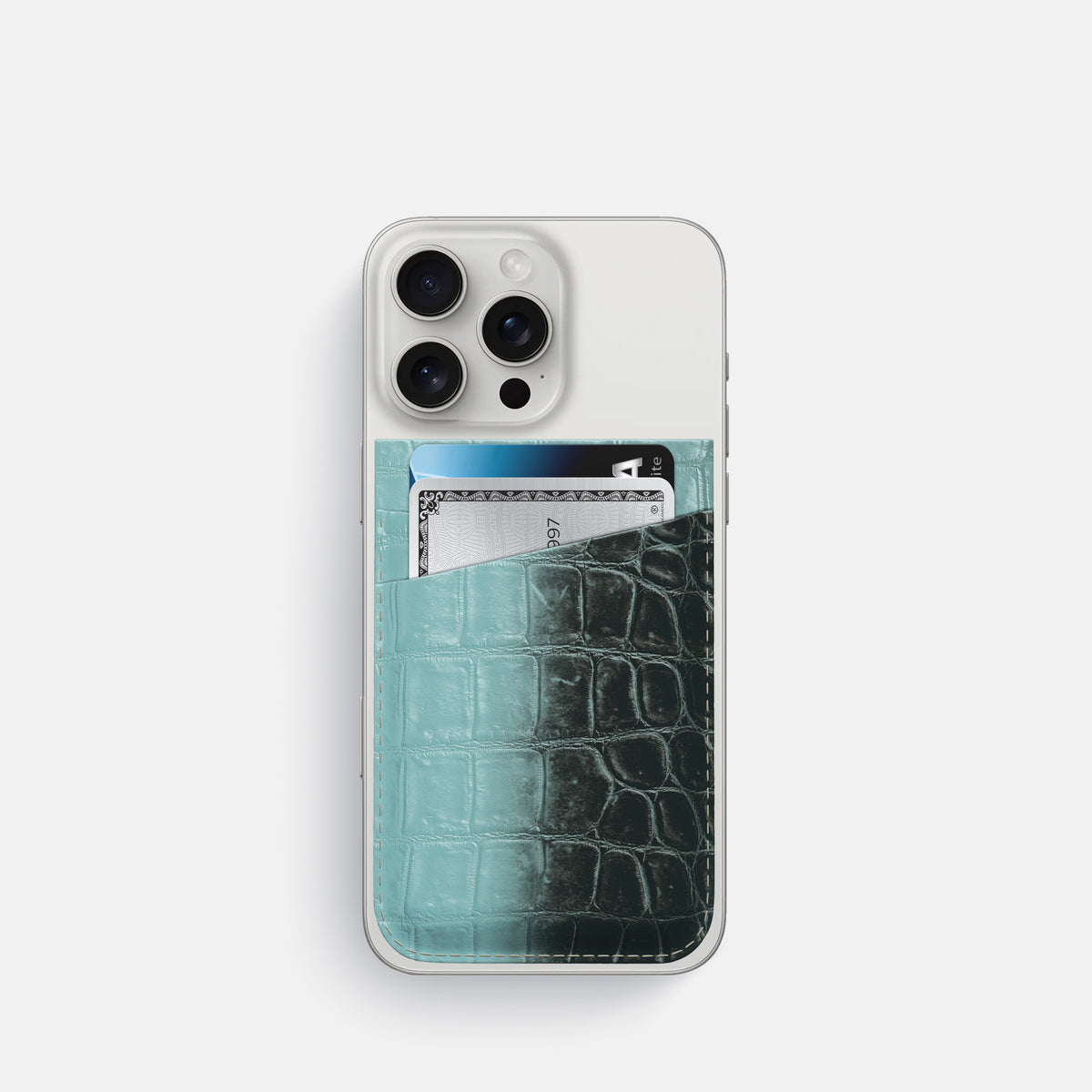 Light-Mint iPhone 16 Pro Wallet Himalayan Crocodile -1 | Light-Mint