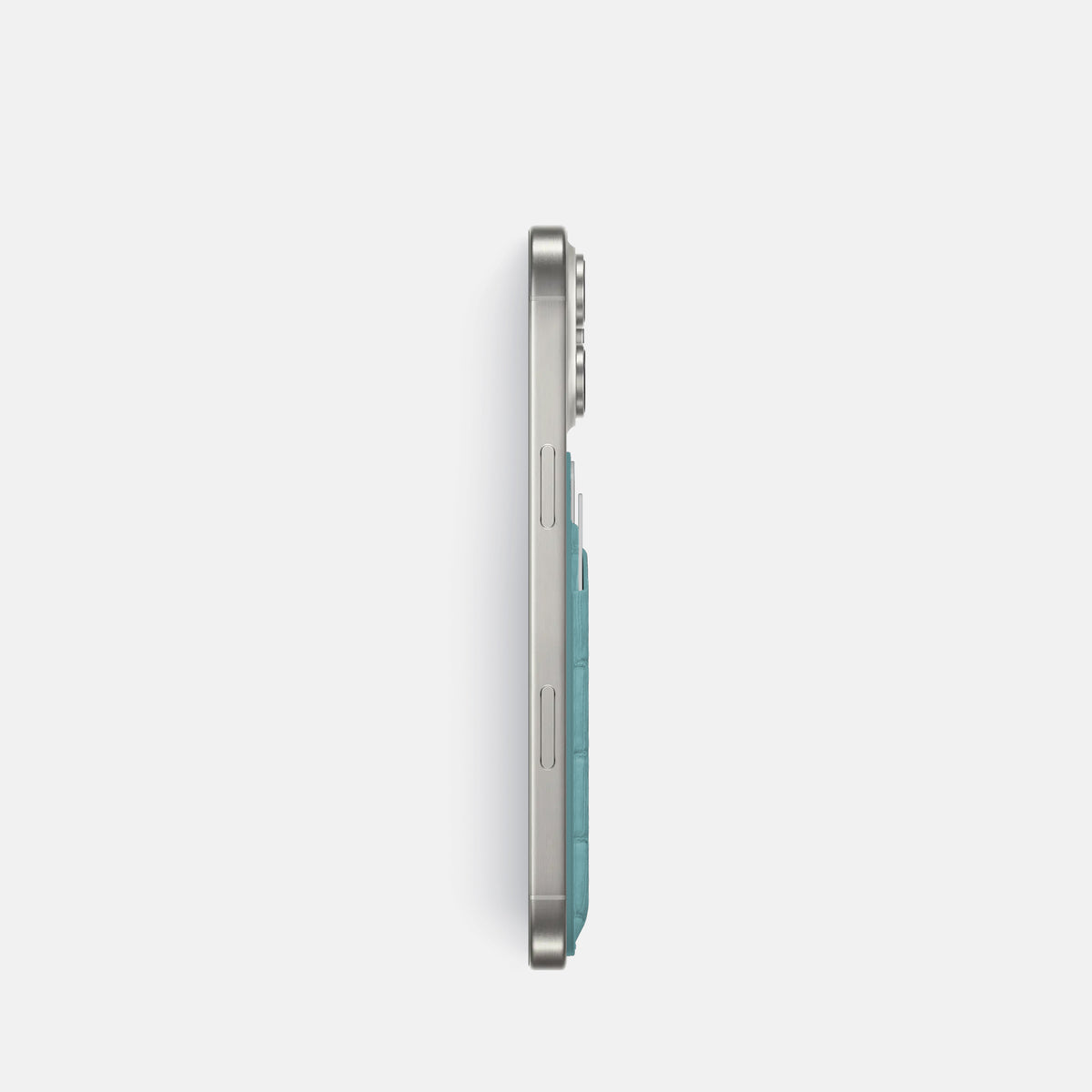 Light-Mint iPhone 16 Pro Wallet Himalayan Crocodile -3 | Light-Mint