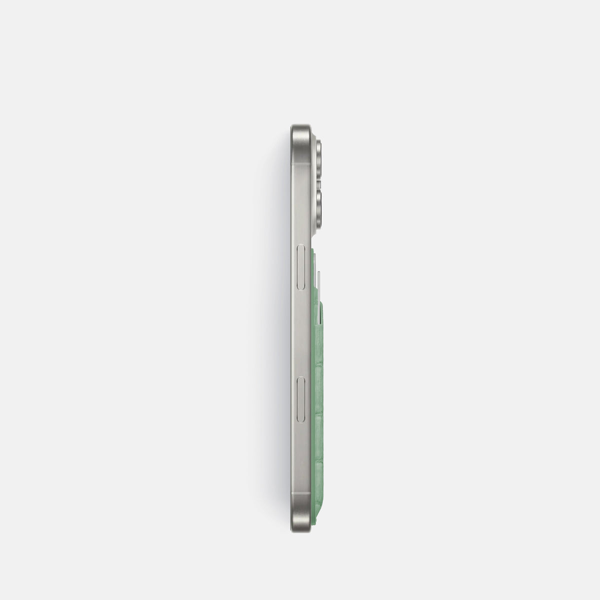 Pistachio iPhone 16 Pro Wallet Himalayan Crocodile -3 | Pistachio
