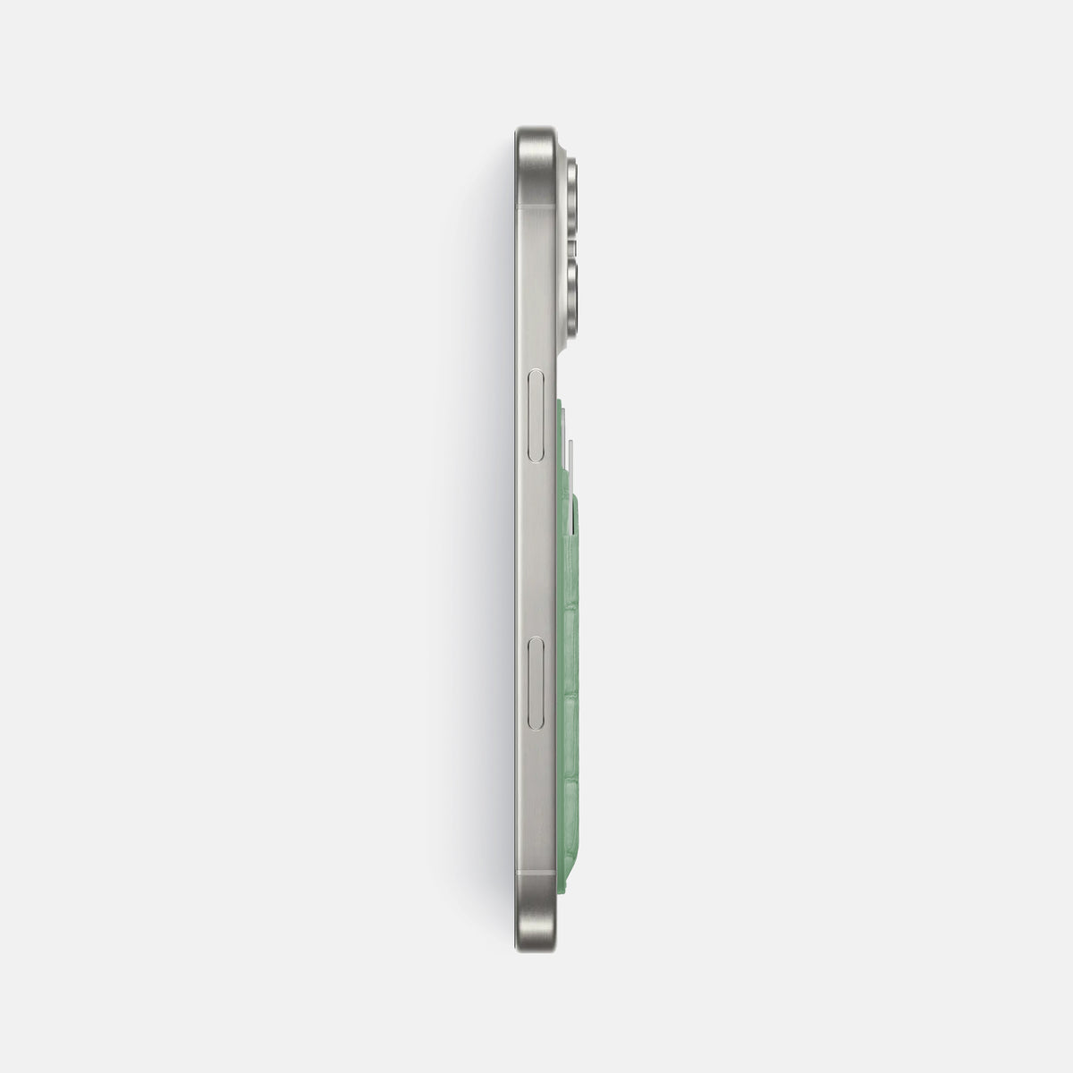 Pistachio iPhone 16 Pro Max Wallet Himalayan Crocodile -3 | Pistachio