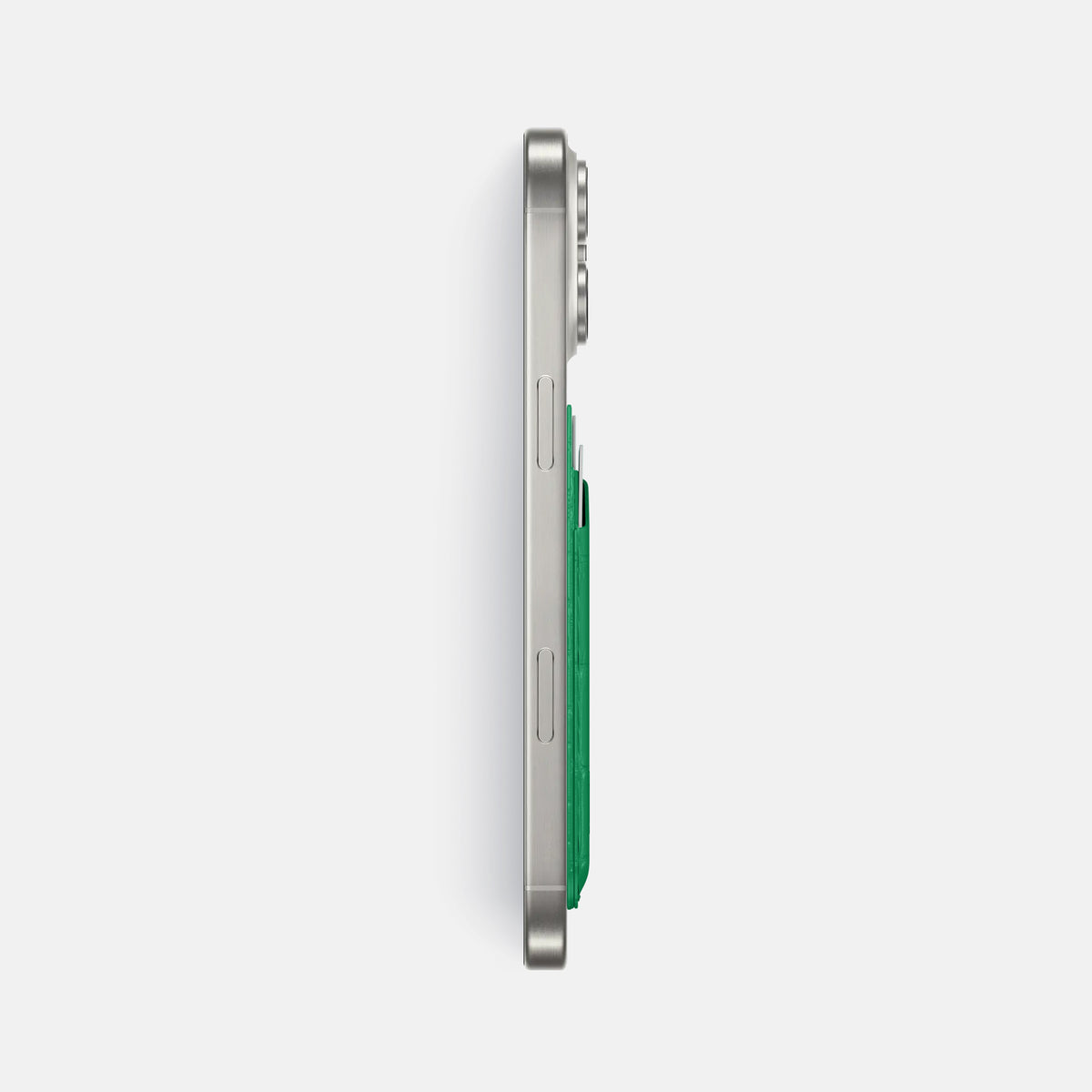 Cactus-Green iPhone 16 Pro Max Magsafe Wallet Porosus Crocodile -3 | Cactus-Green