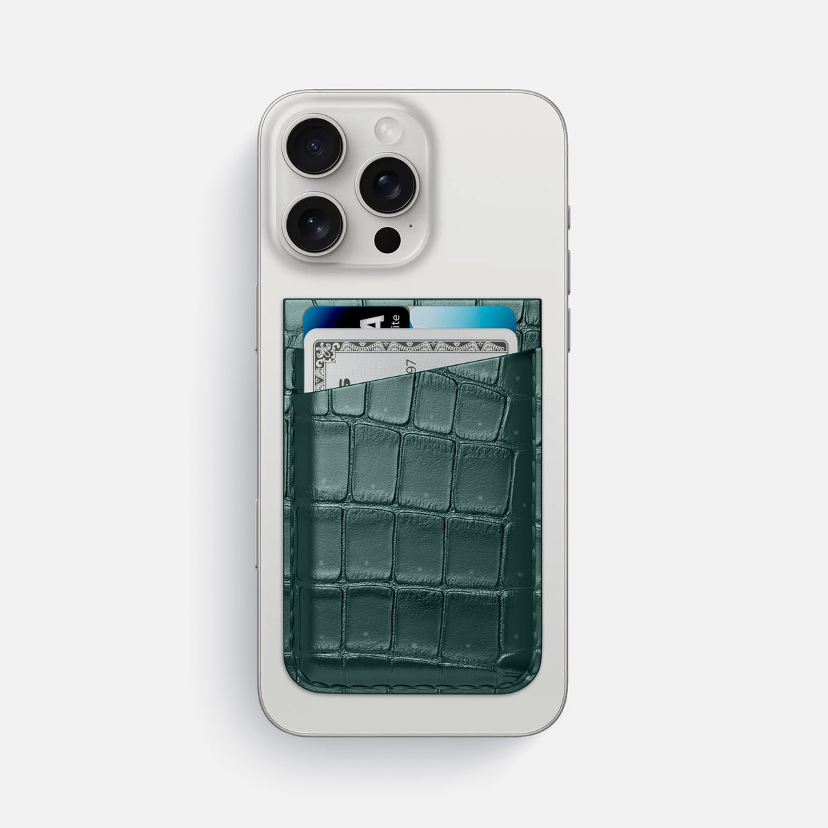 Dark-Forest iPhone 16 Pro Max Magsafe Wallet Porosus Crocodile -1 | Dark-Forest