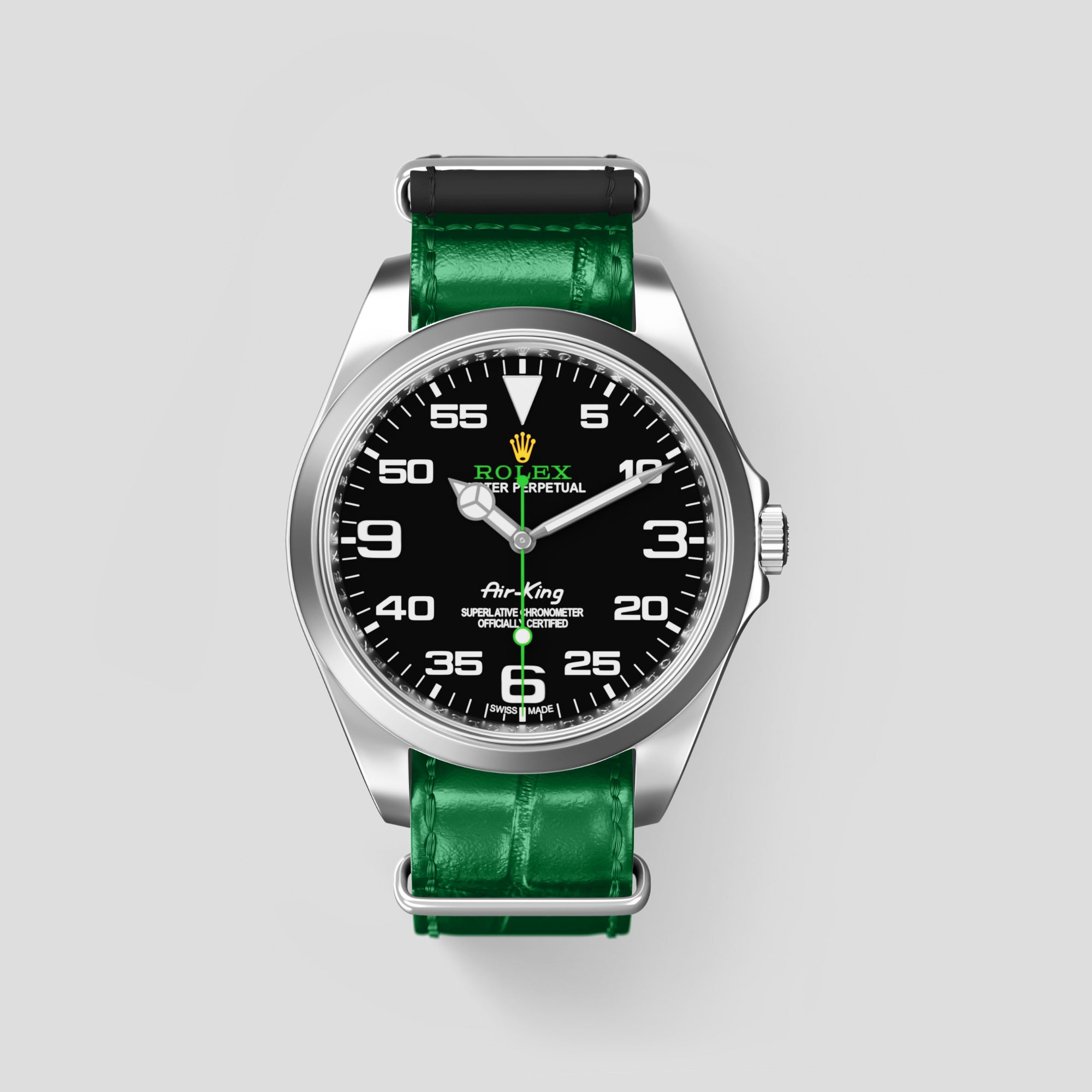 Rolex air king nato store