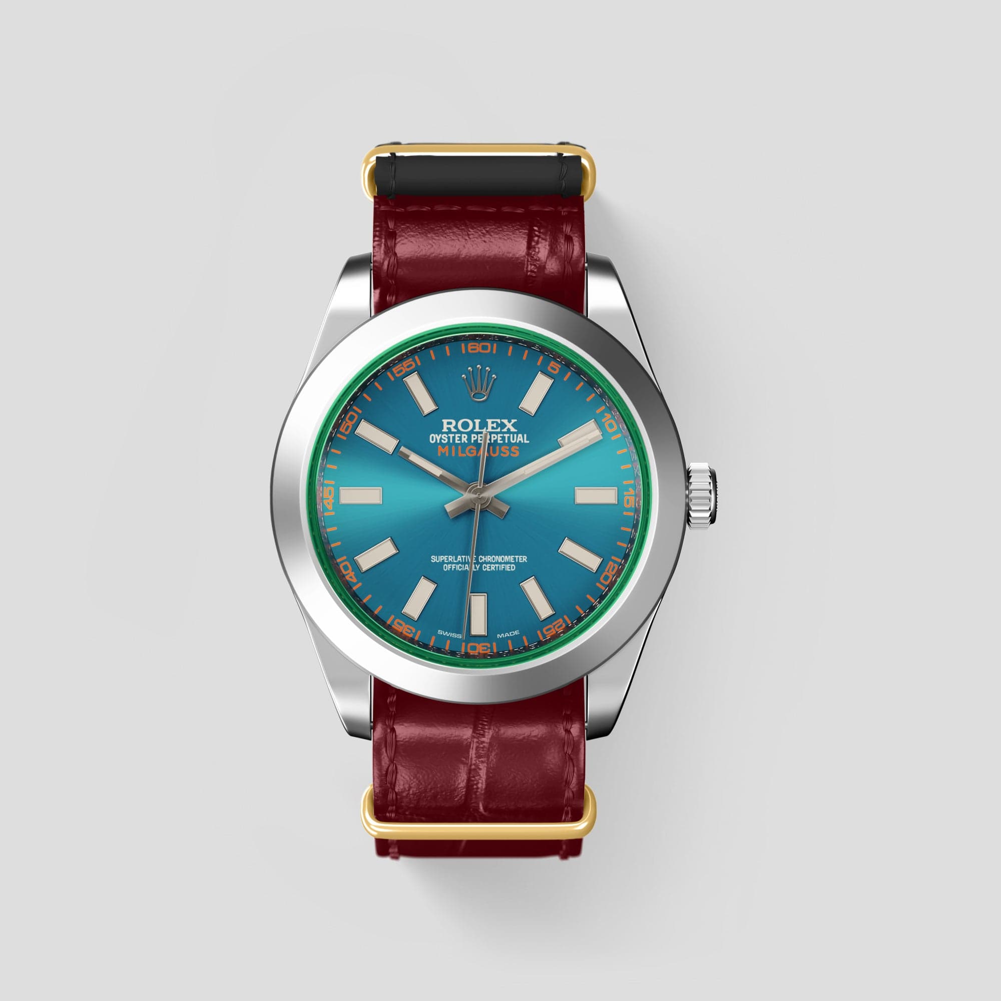 Milgauss on leather