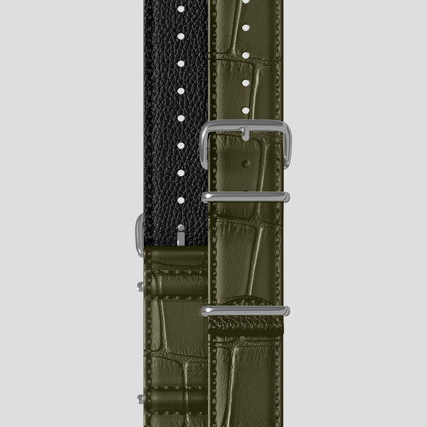 NATO Strap Alligator For Rolex Oyster Perpetual 41mm