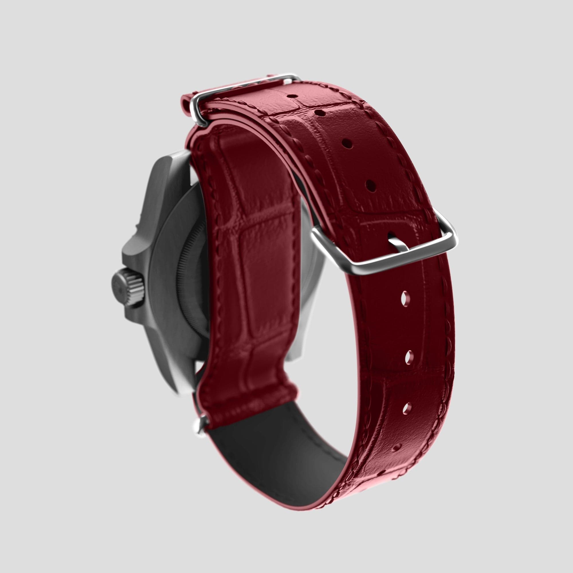 NATO Strap For Rolex Submariner 41mm In Alligator – Labodet