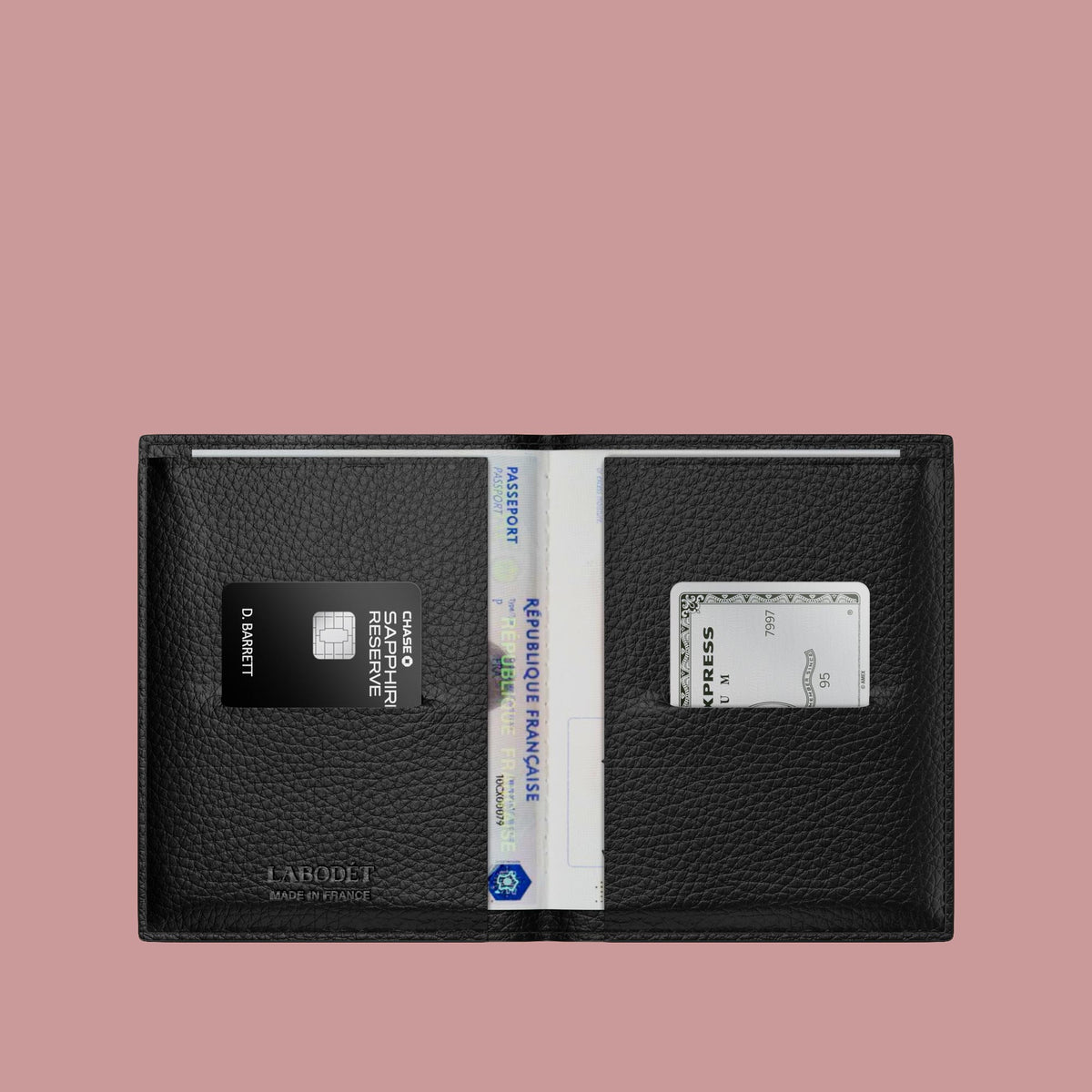 Deep Coral Passport Cover 1/1 Alligator -2 | Deep-Coral