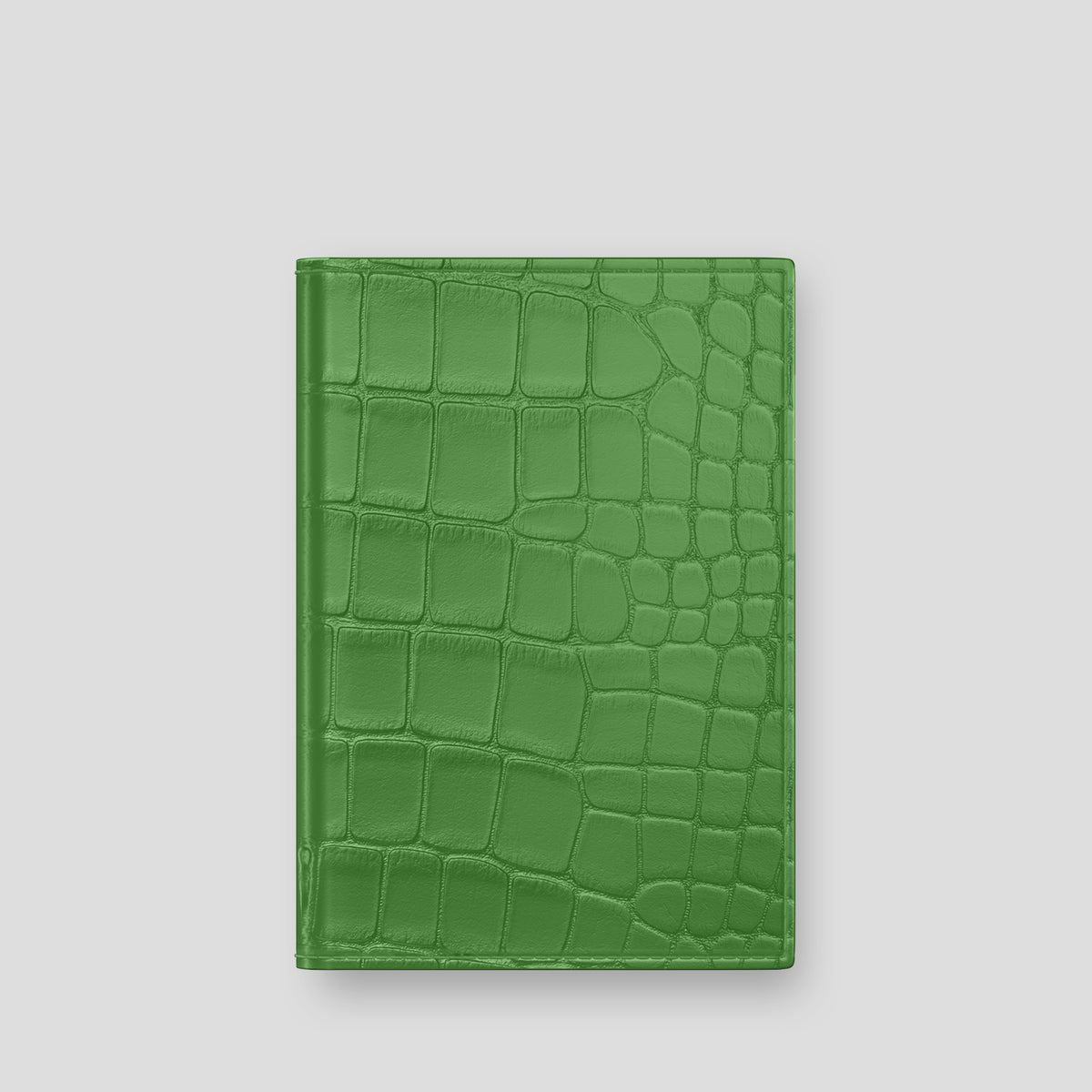 Apple-Green Passport Cover Alligator -1 | Apple-Green