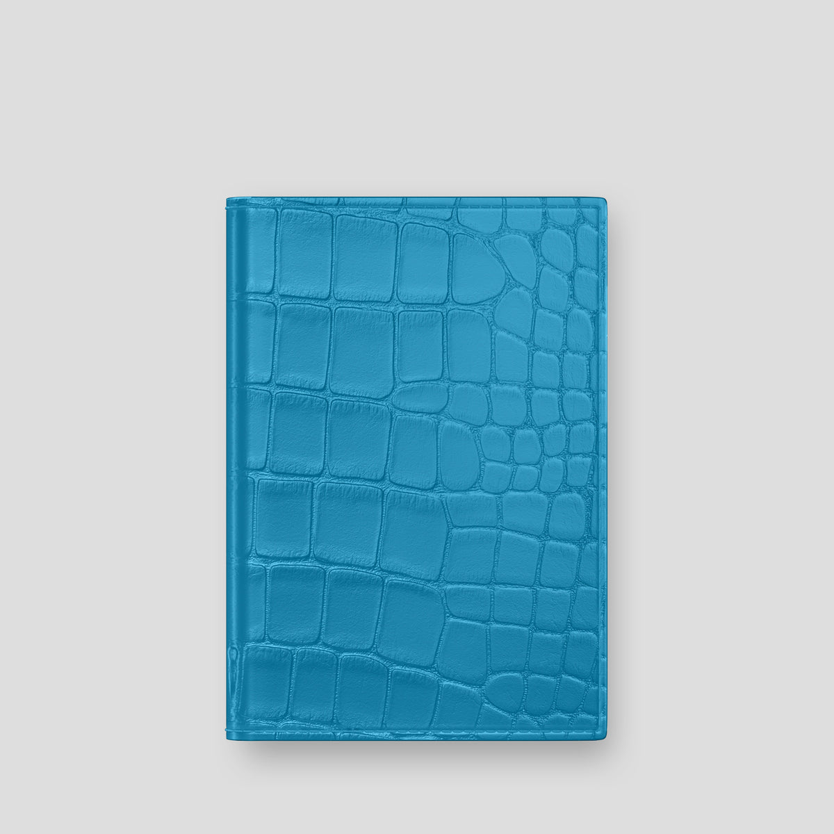 Curaçao-Blue Passport Cover Alligator -1 | Curaçao-Blue