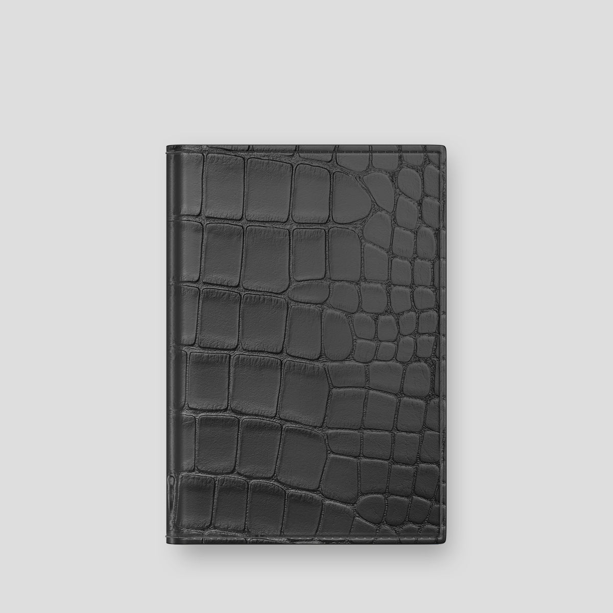 Grey Passport Cover Alligator -1 | Grey