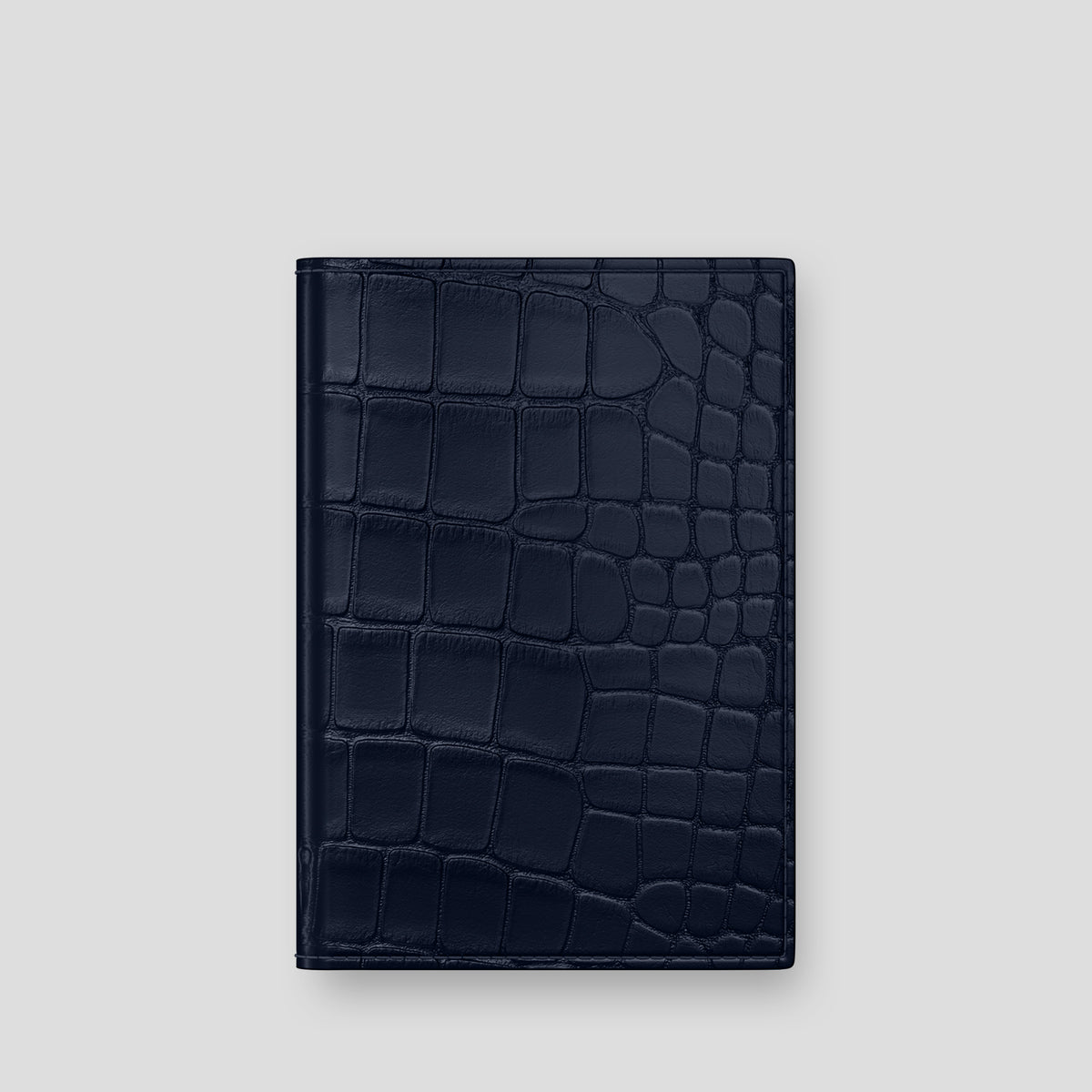 Navy Blue Passport Cover Alligator -1 | Navy-Blue