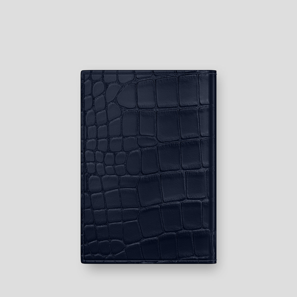 Navy Blue Passport Cover Alligator -3 | Navy-Blue