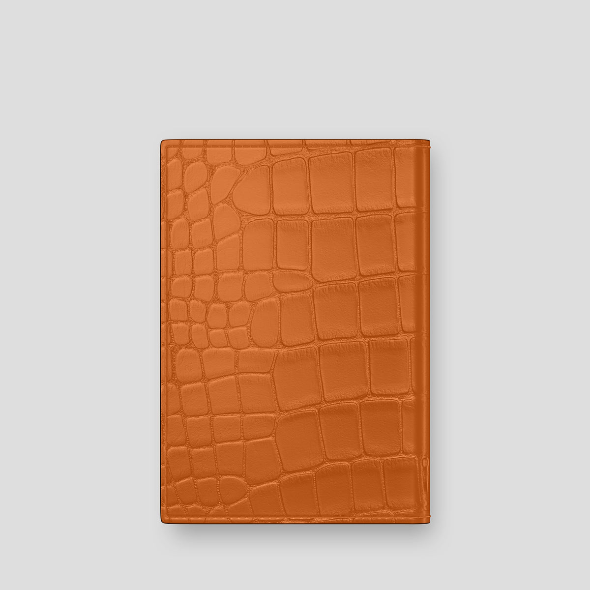 Orange Passport Cover Alligator -3 | Orange