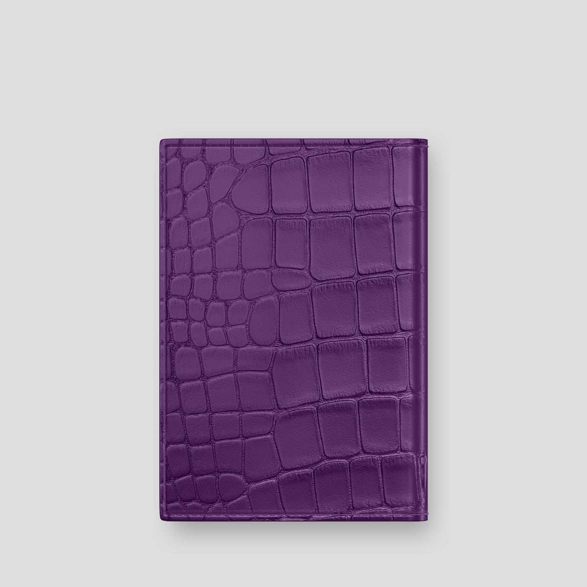 Purple Passport Cover Alligator -3 | Purple