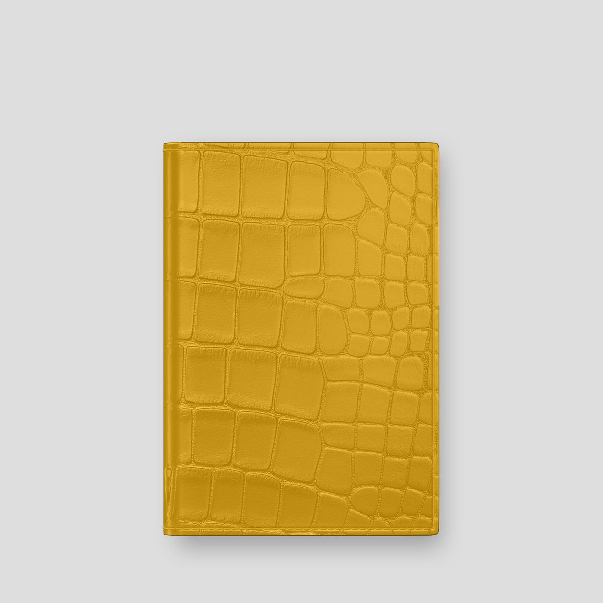 Yellow Passport Cover Alligator -1 | Yellow