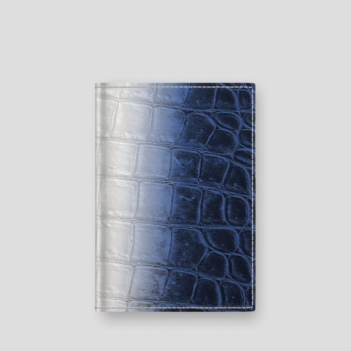 Navy Blue Sport Case Passport Cover Himalayan Crocodile -1 | Navy-Blue