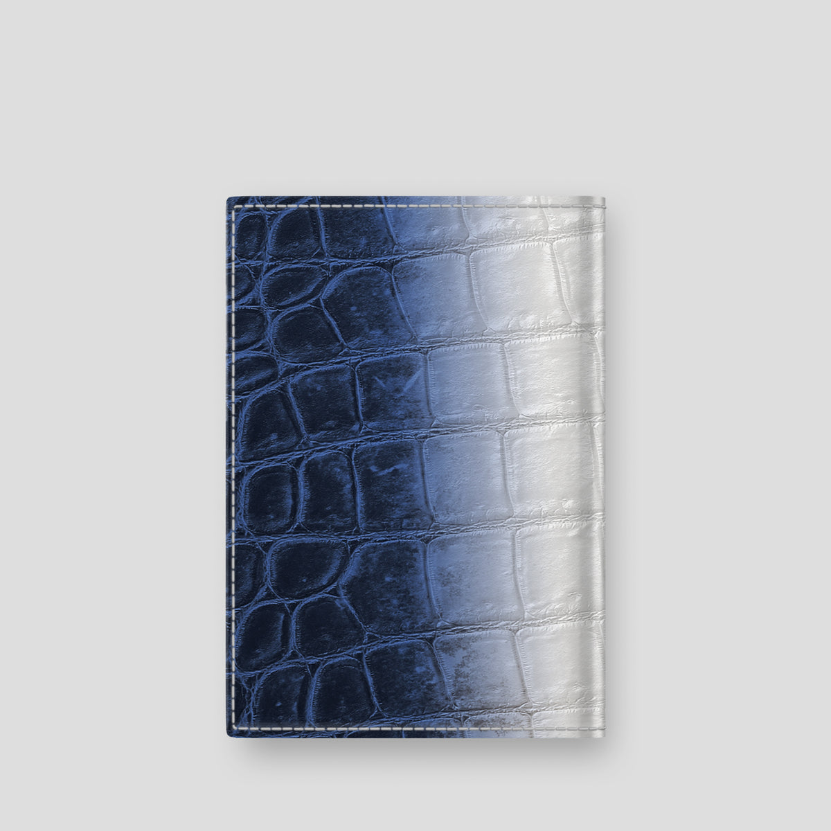 Navy Blue Sport Case Passport Cover Himalayan Crocodile -3 | Navy-Blue