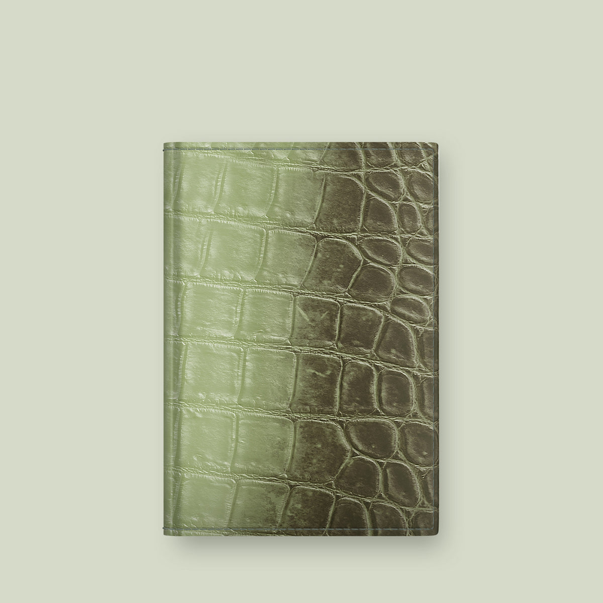Celadon Green Passport Cover Himalayan Crocodile -1 | Celadon-Green