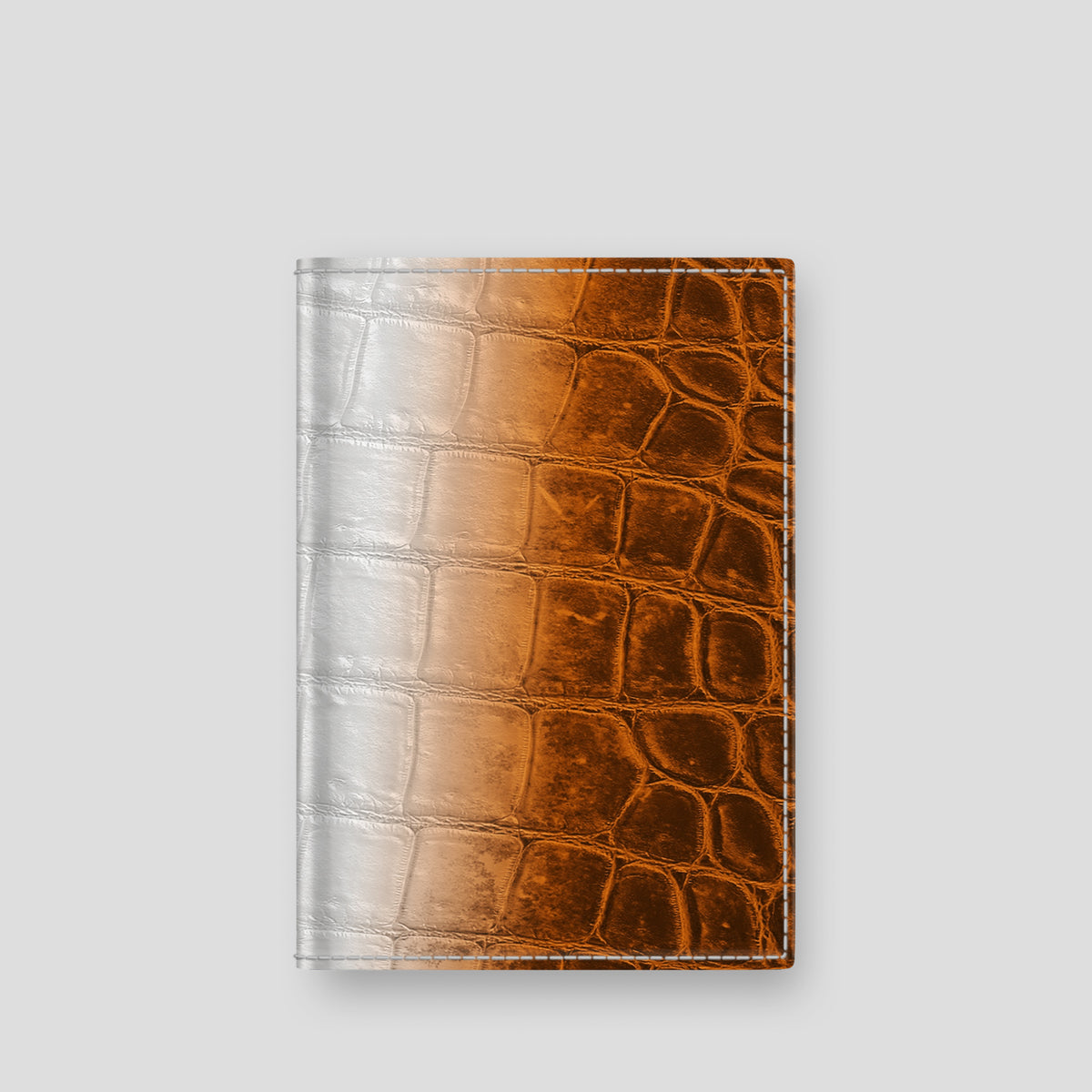 Orange Sport Case Passport Cover Himalayan Crocodile -1 | Orange