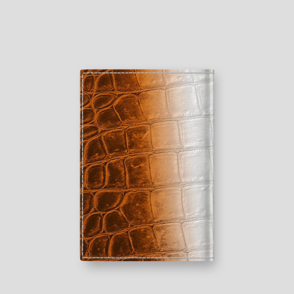 Orange Sport Case Passport Cover Himalayan Crocodile -3 | Orange