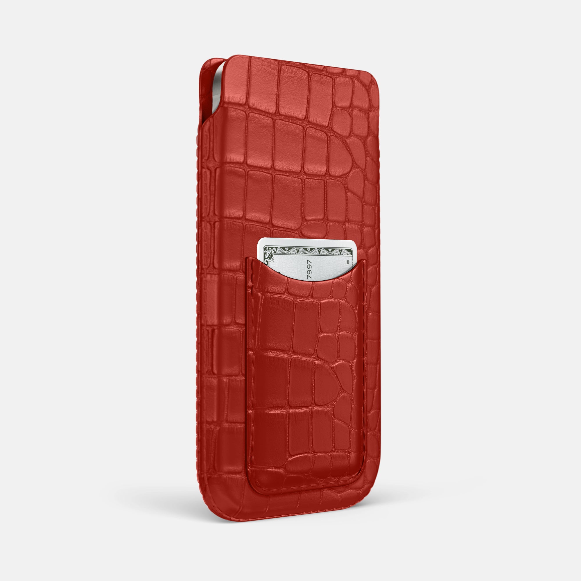 Pouch Card Case For iPhone 16 Pro Max In Alligator – Labodet