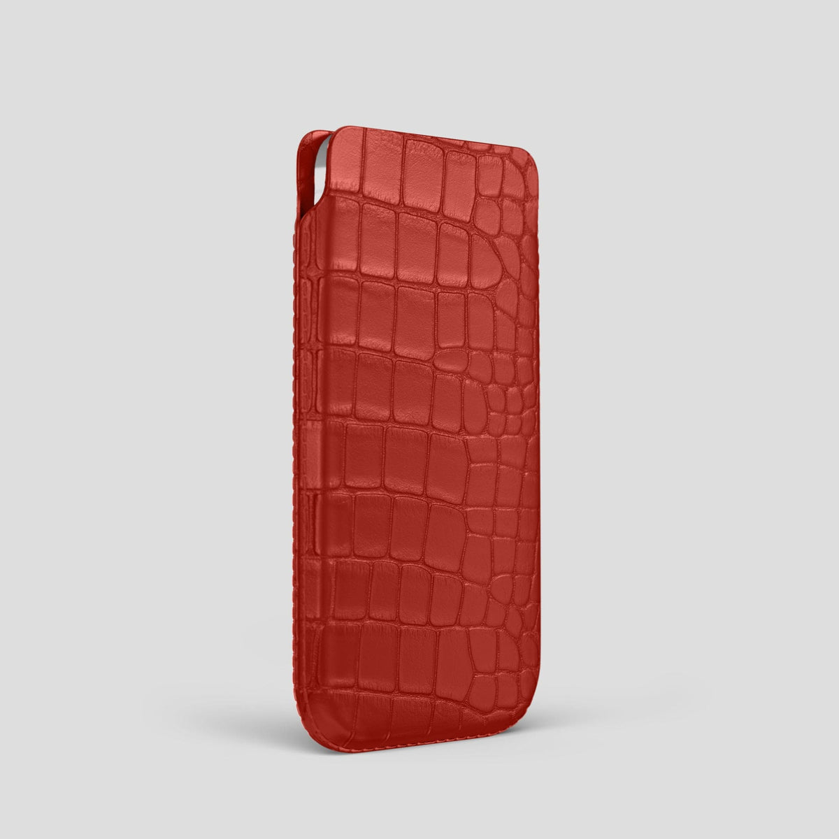 Red iPhone 14 Pro Pouch Case Alligator -2 | Red