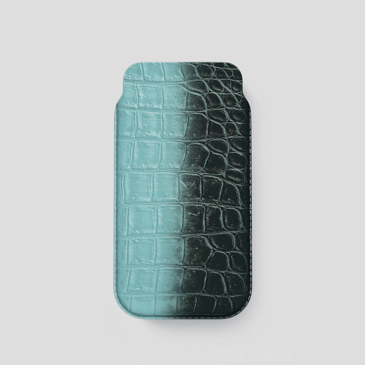 Light-Mint iPhone 14 Pro Himalaya Pouch Case Himalayan Crocodile -1 | Light-Mint