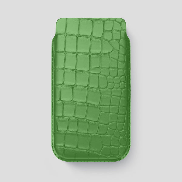 iPhone 15 Pro Max Pouch Case Alligator