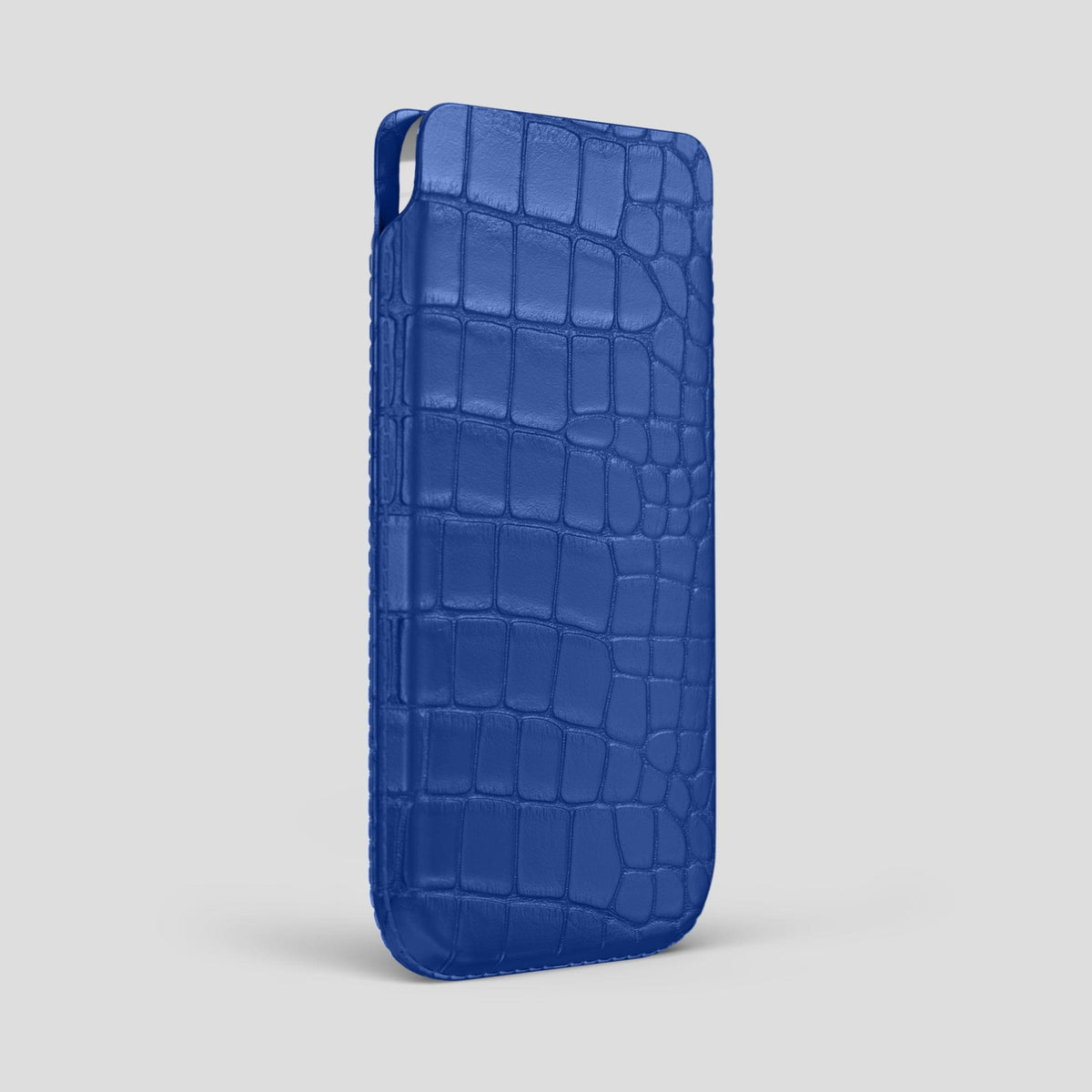 Royal Blue iPhone 14 Pro Max Pouch Case Alligator -2 | Royal-Blue