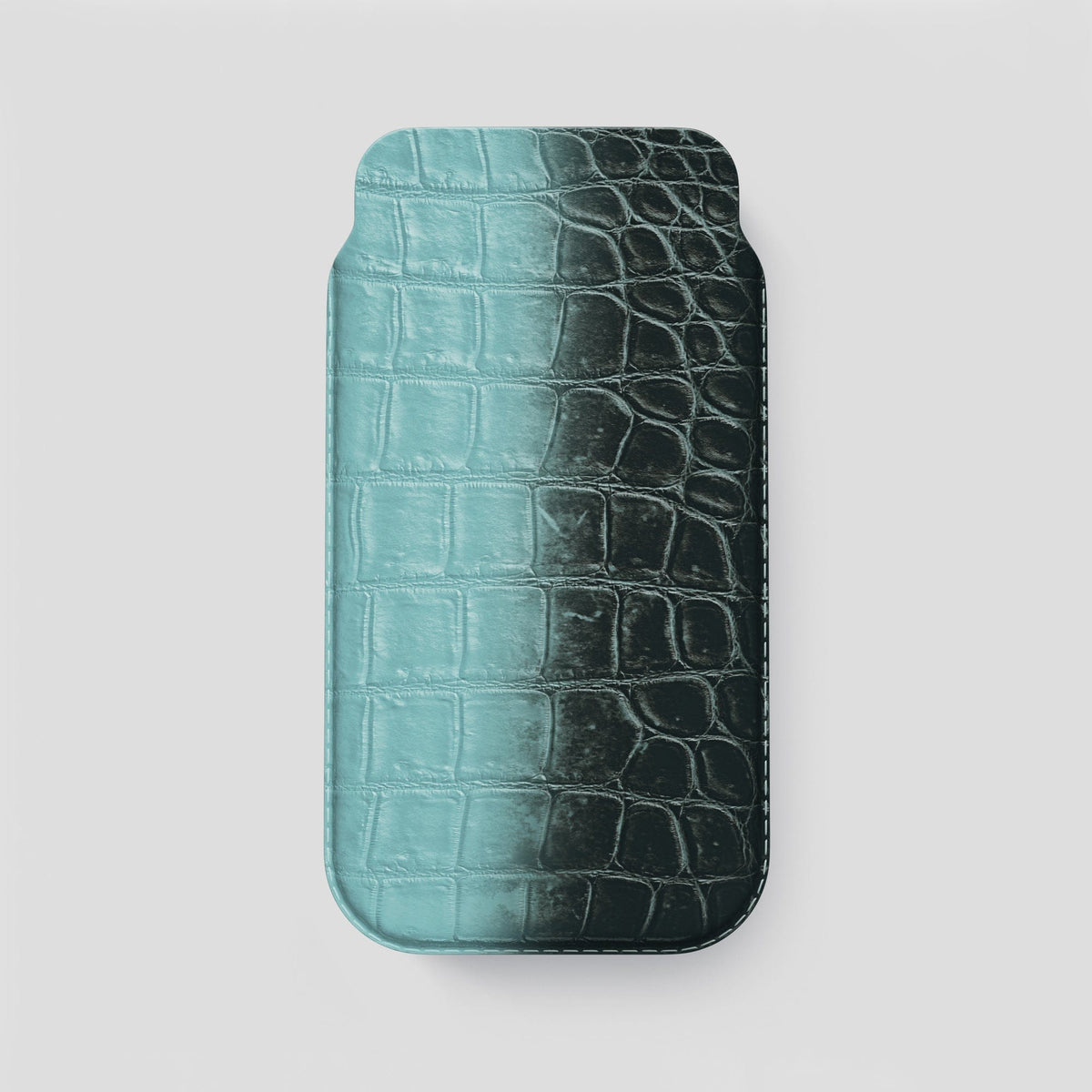 Light-Mint iPhone 14 Pro Max Himalaya Pouch Case Himalayan Crocodile -1 | Light-Mint