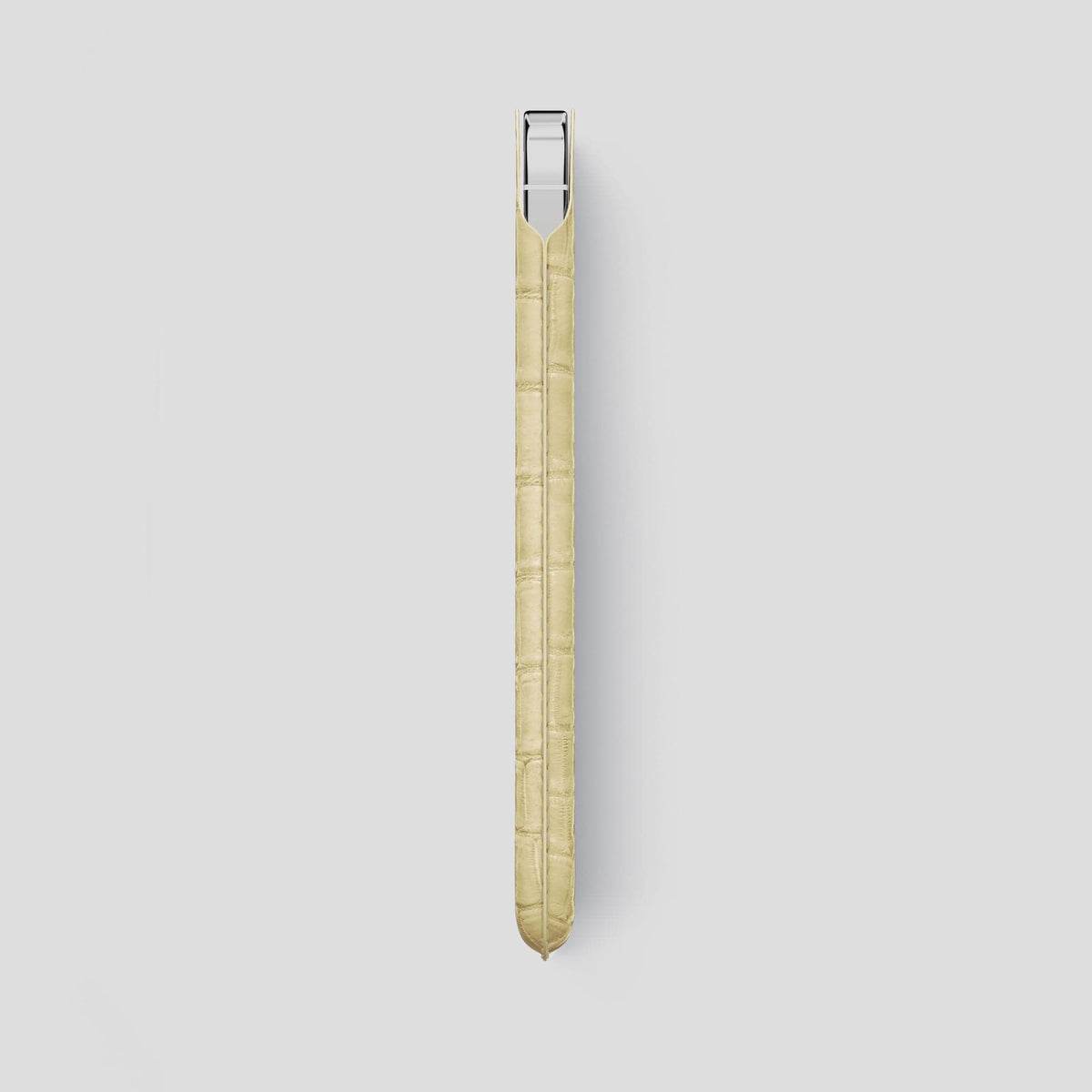 Natural iPhone 14 Pro Max Himalaya Pouch Case Himalayan Crocodile -3 | Natural