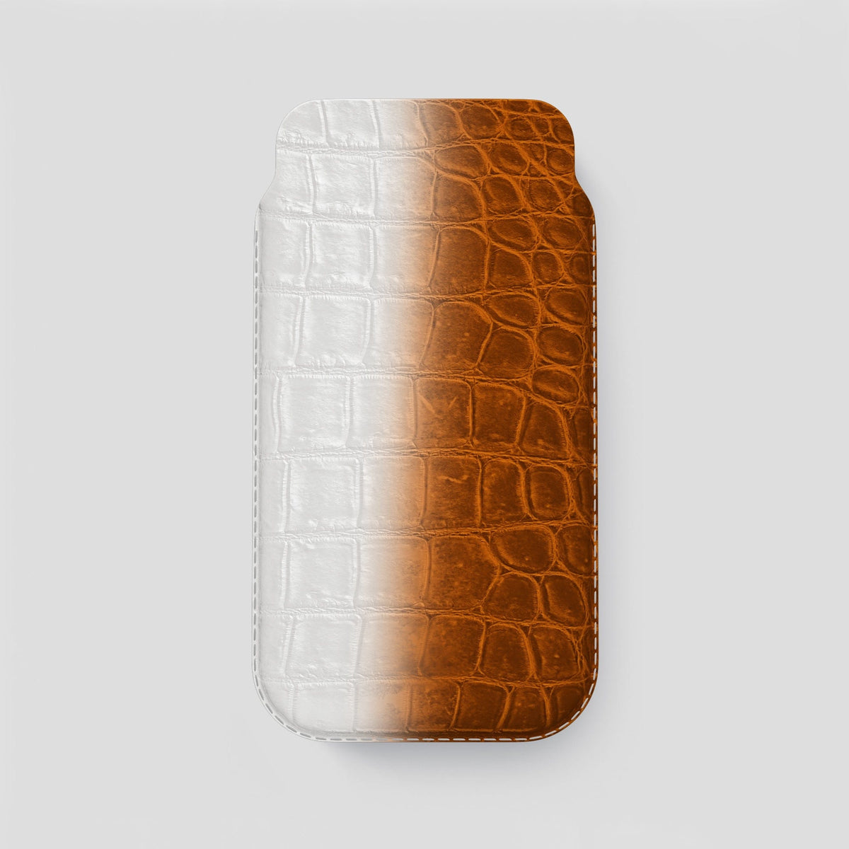 Orange iPhone 14 Pro Max Himalaya Pouch Case Himalayan Crocodile -1 | Orange