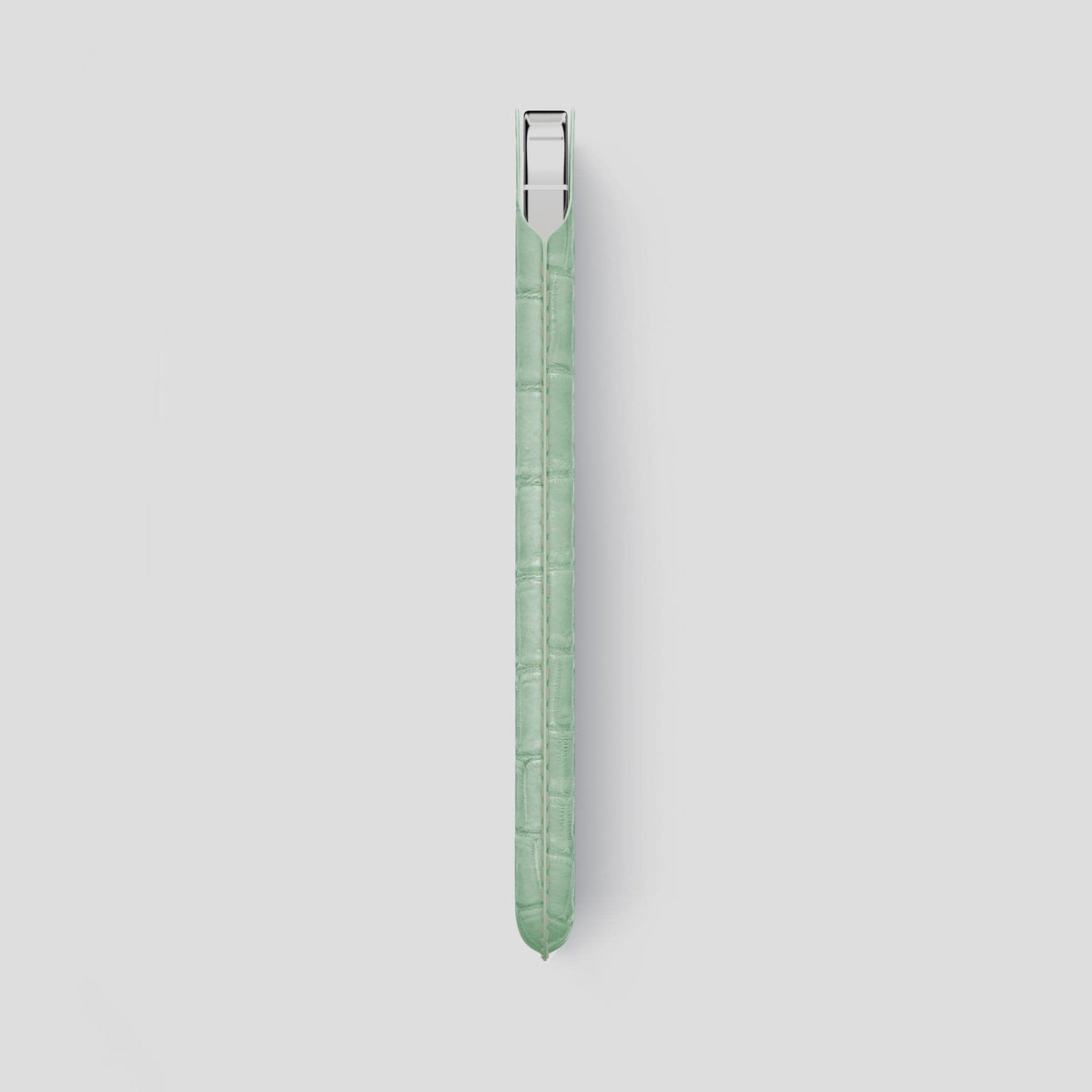 Pistachio iPhone 14 Pro Max Himalaya Pouch Case Himalayan Crocodile -3 | Pistachio