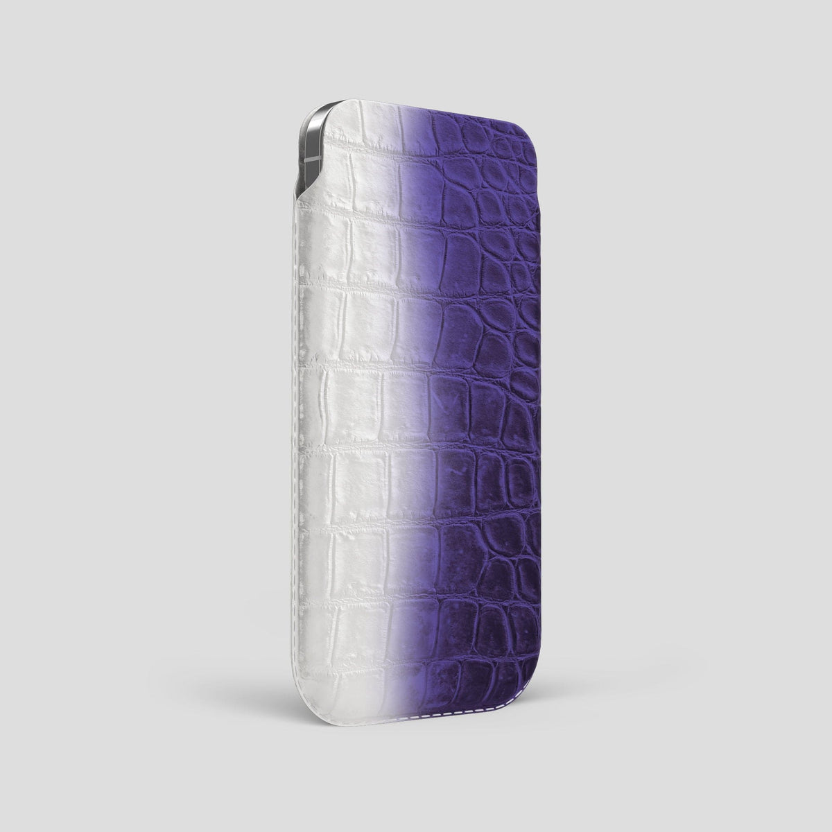 Purple iPhone 14 Pro Max Himalaya Pouch Case Himalayan Crocodile -2 | Purple