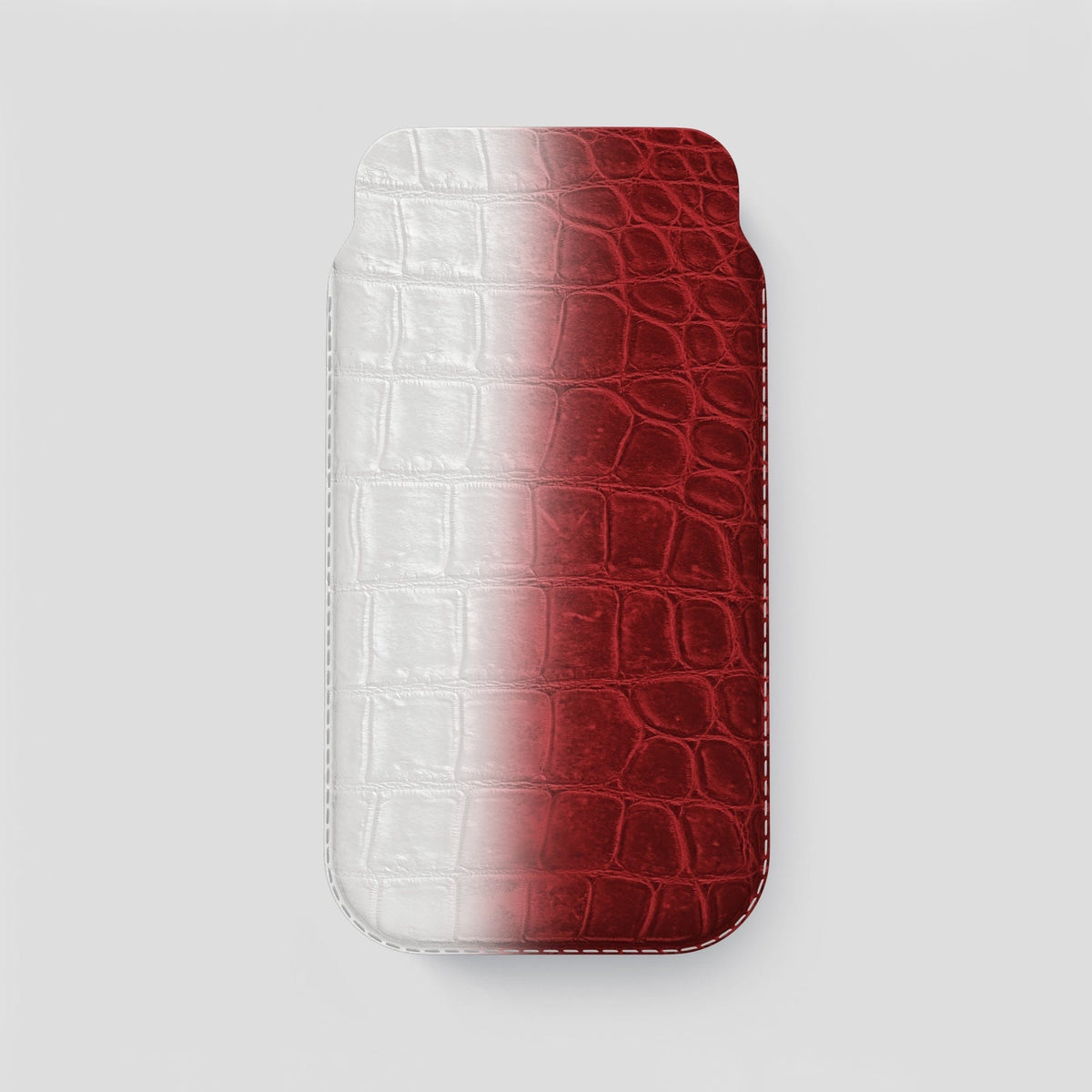 Red iPhone 14 Pro Max Himalaya Pouch Case Himalayan Crocodile -1 | Red