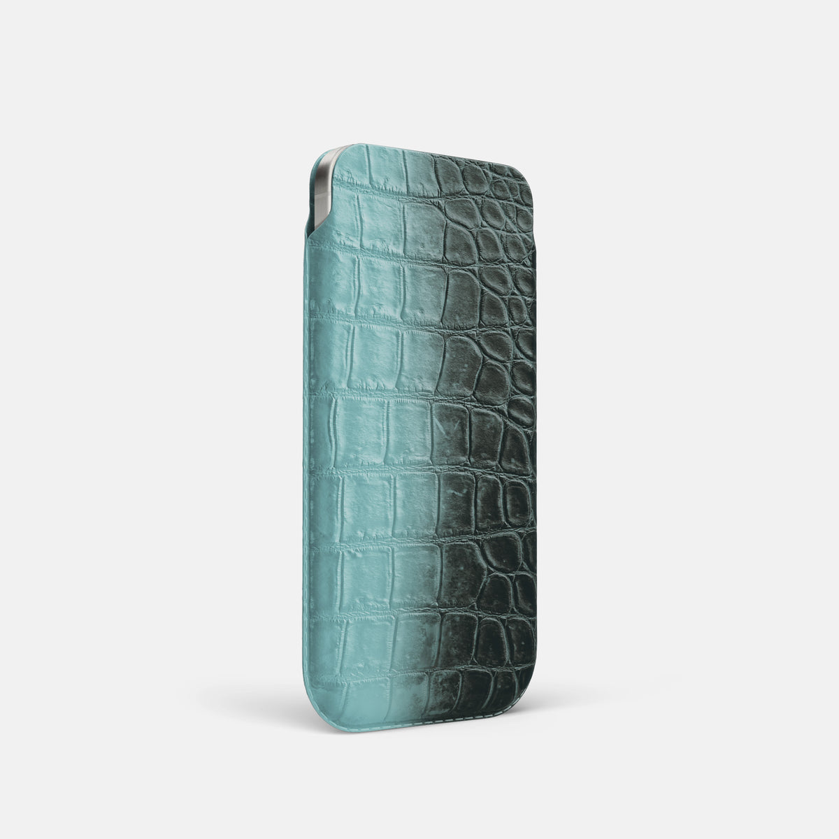 Light-Mint iPhone 16 Pro Pouch Case Himalayan Crocodile -2 | Light-Mint