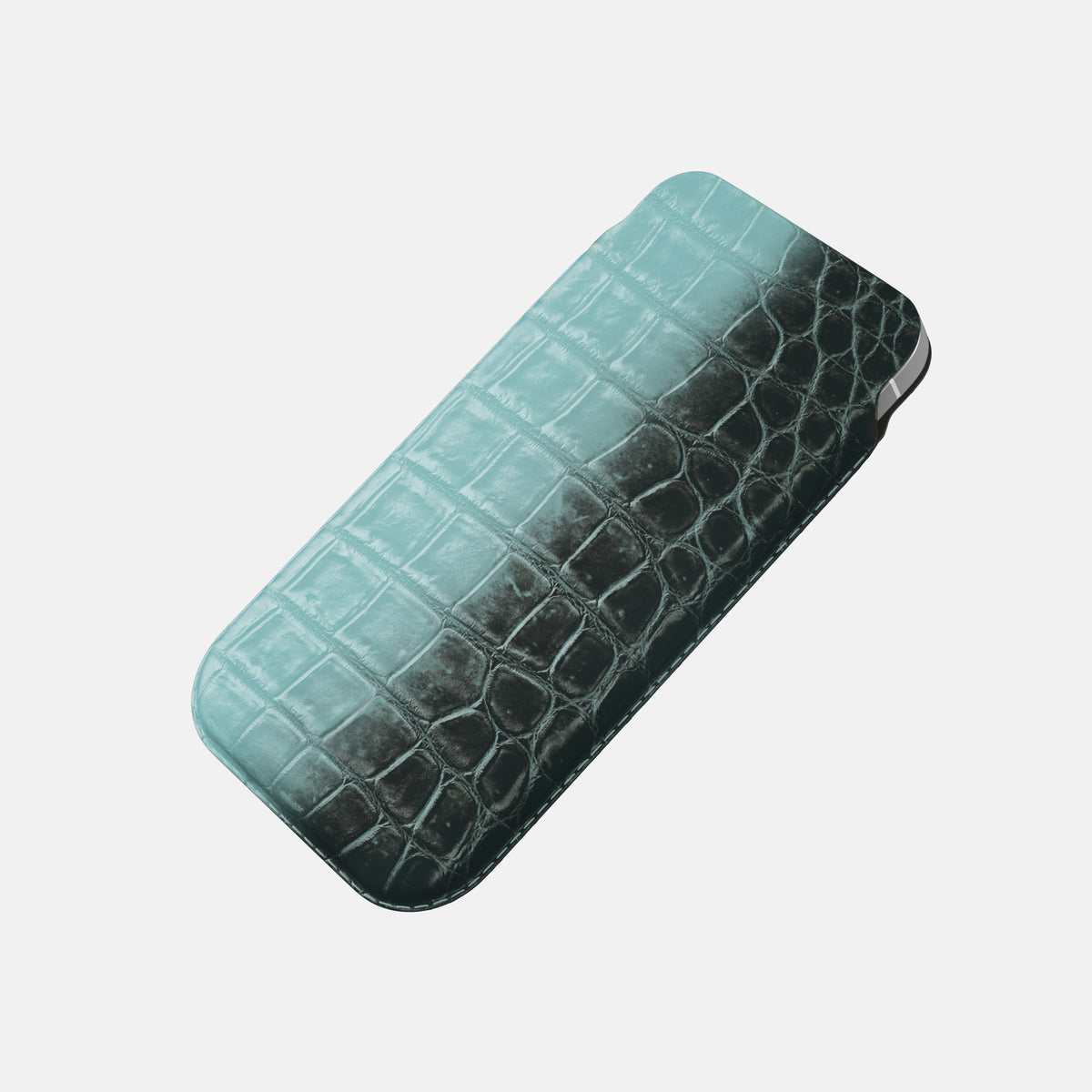 Light-Mint iPhone 16 Pro Pouch Case Himalayan Crocodile -4 | Light-Mint