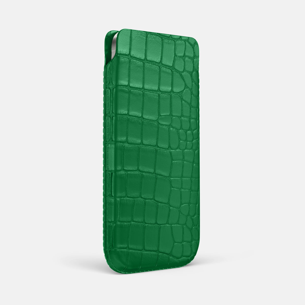 Forest-Green iPhone 16 Pro Max Pouch Case Alligator -2 | Forest-Green