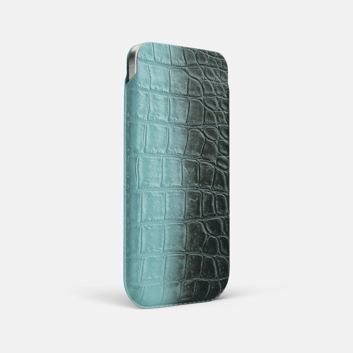 Light-Mint iPhone 16 Pro Max Pouch Case Himalayan Crocodile -2 | Light-Mint