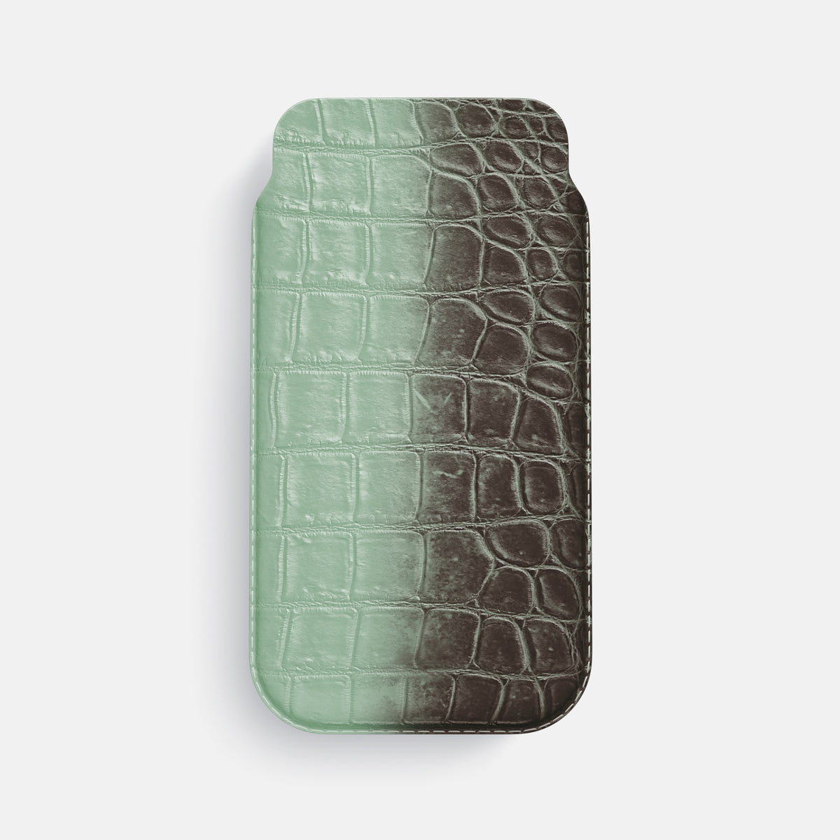 Pistachio iPhone 16 Pro Max Pouch Case Himalayan Crocodile -1 | Pistachio