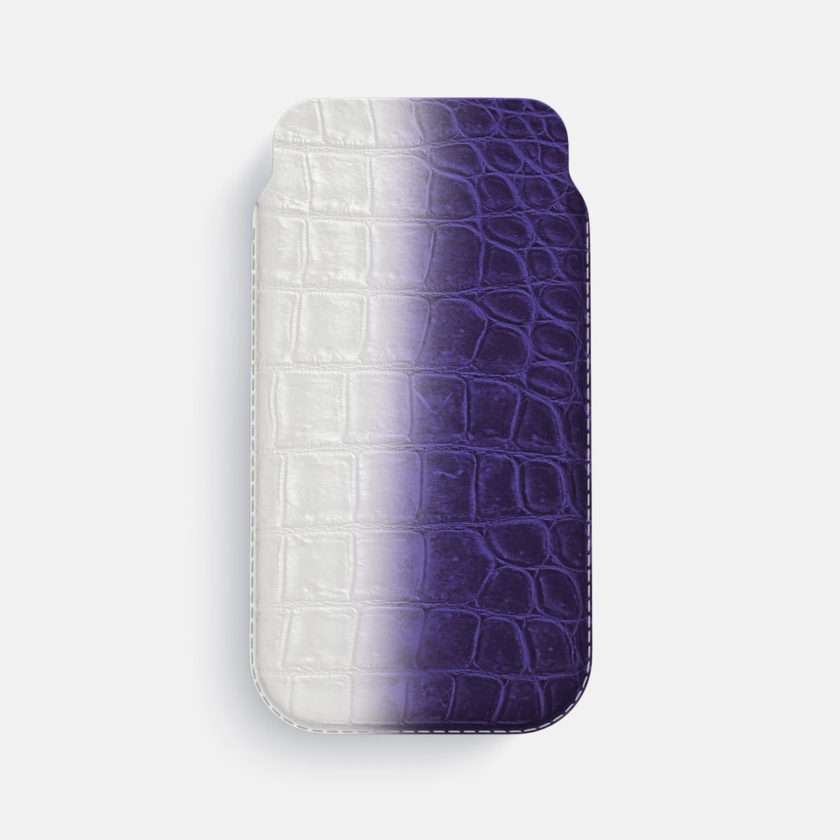 Purple iPhone 16 Pro Max Pouch Case Himalayan Crocodile -1 | Purple