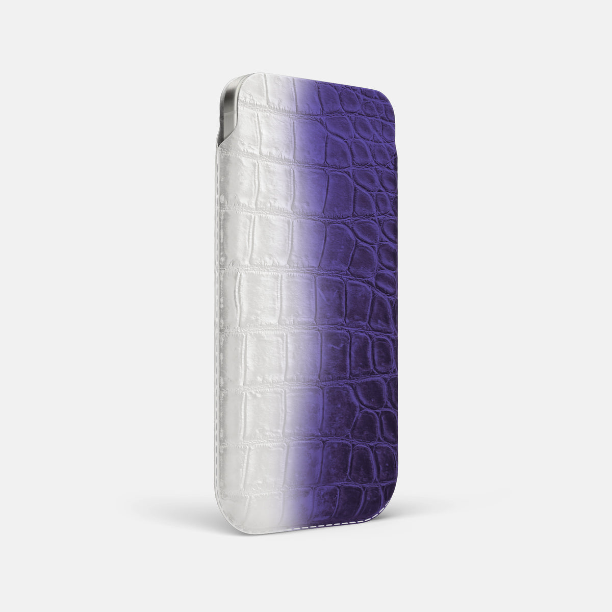 Purple iPhone 16 Pro Max Pouch Case Himalayan Crocodile -2 | Purple