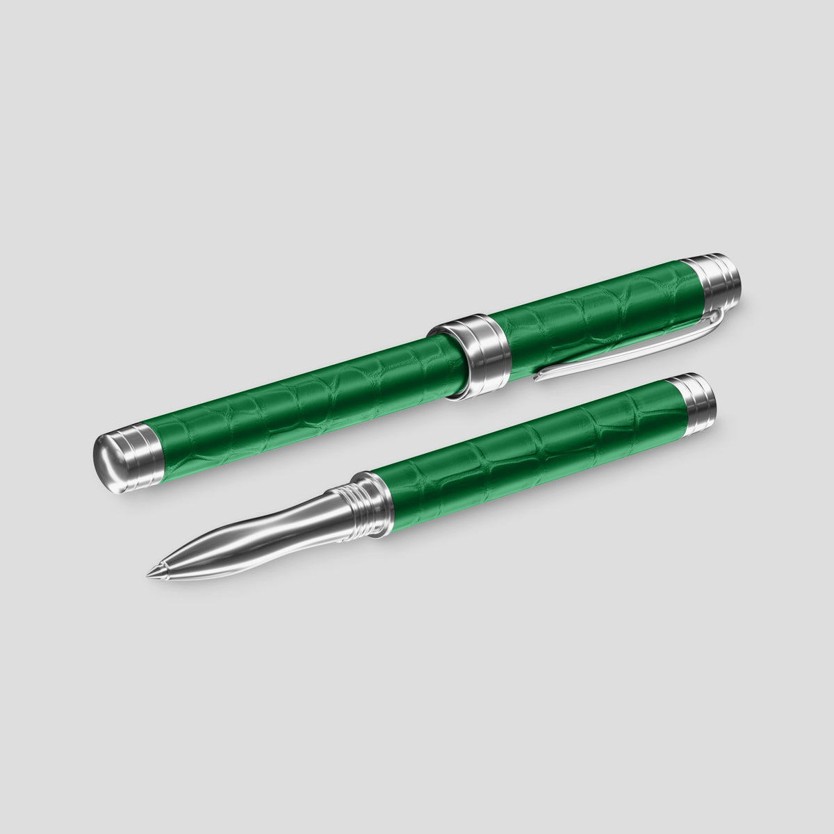 Forest-Green Rollerball Pen Alligator -2 | Forest-Green