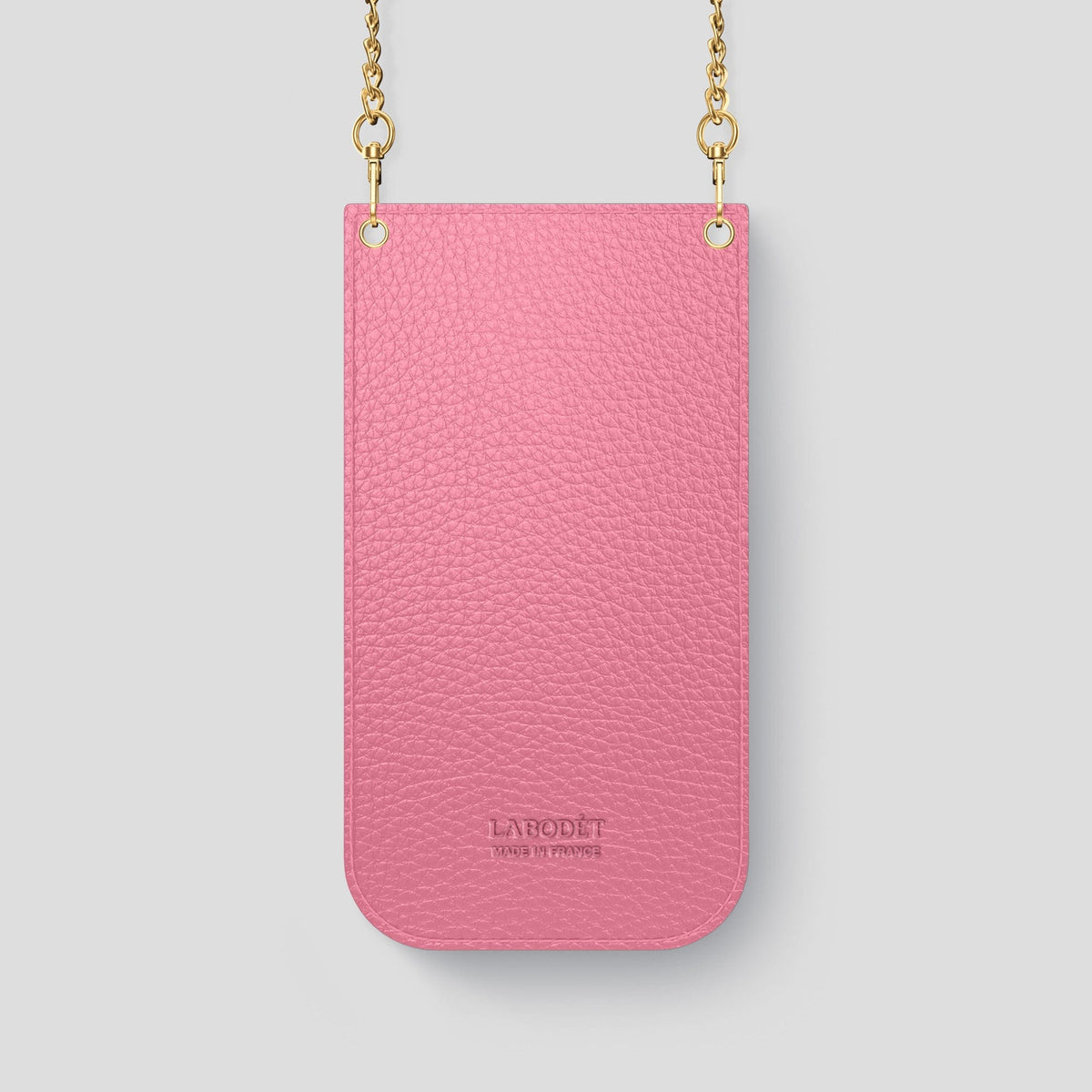 Burgundy iPhone 14 Pro Crossbody Bag Alligator with Gold Metal -3 | Burgundy-Gold