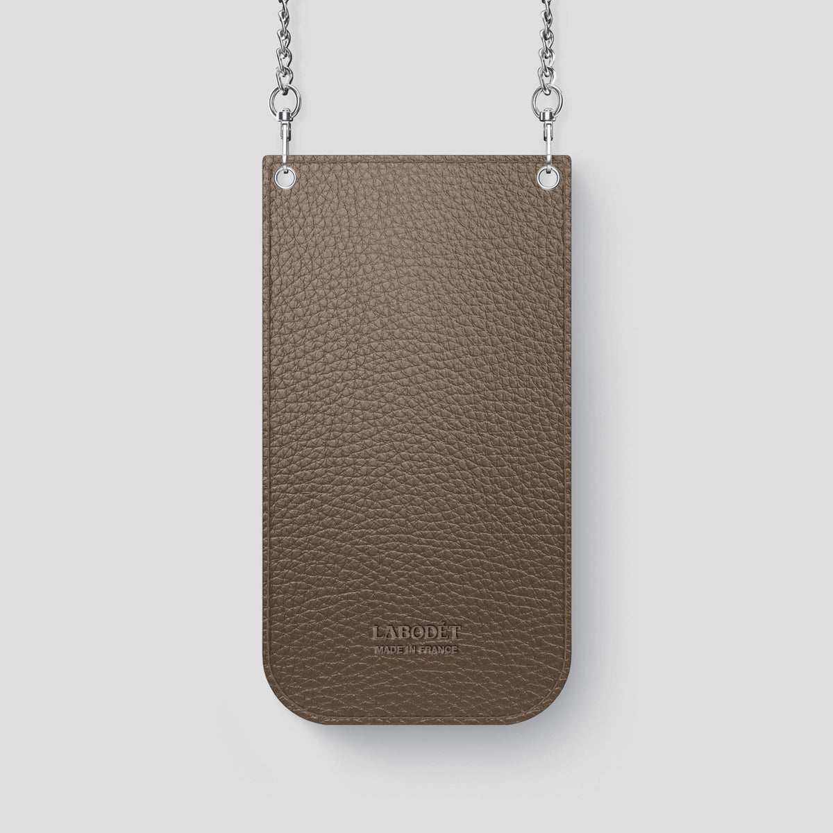 Curaçao-Blue iPhone 14 Pro Crossbody Bag Alligator with Steel Metal -3 | Curaçao-Blue-Steel