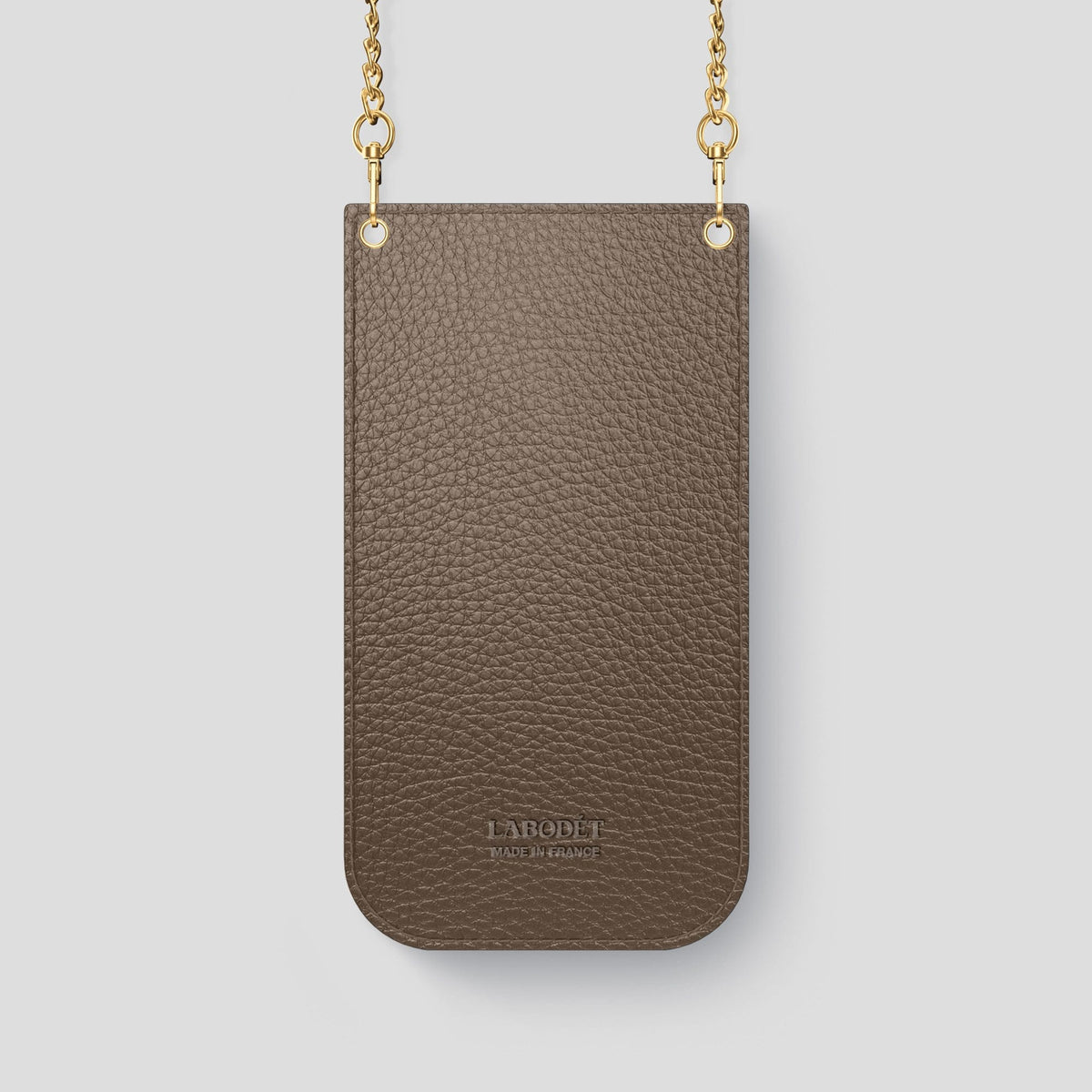 Fuchsia iPhone 14 Pro Crossbody Bag Alligator with Gold Metal -3 | Fuchsia-Gold
