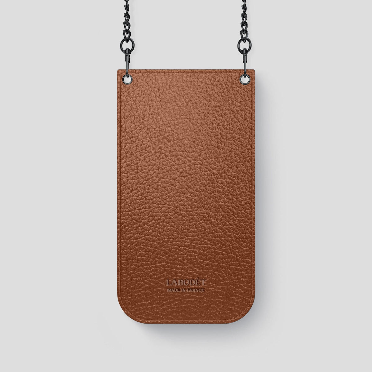 Orange iPhone 14 Pro Crossbody Bag Alligator with Black Metal -3 | Orange-Black