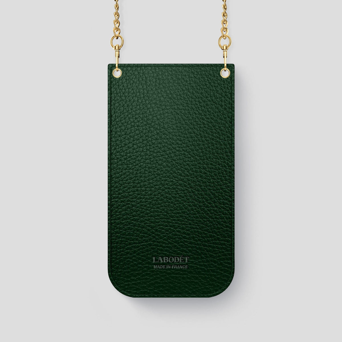 Red iPhone 14 Pro Crossbody Bag Alligator with Gold Metal -3 | Red-Gold